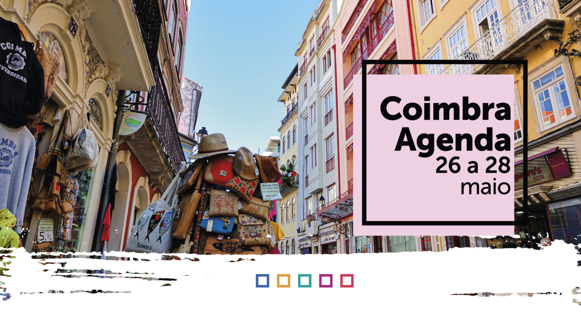 Atividade cultural do Município de Coimbra para o fim de semana