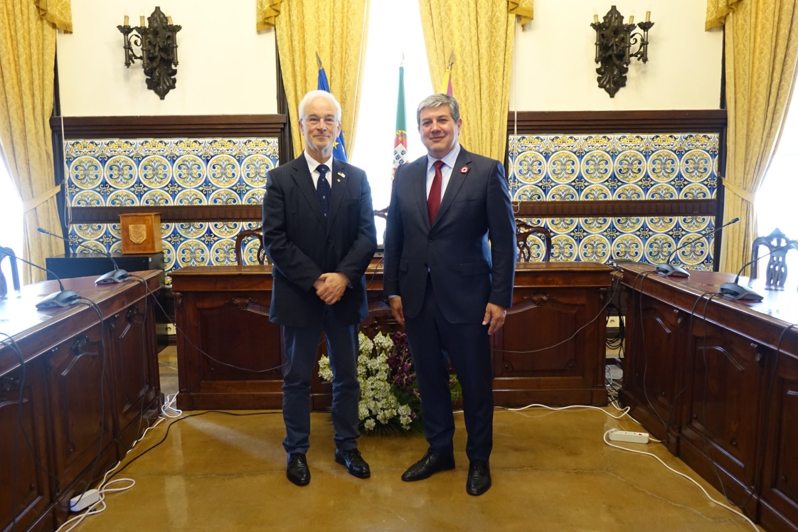 Embaixador do Paraguai recebido na Câmara Municipal de Coimbra