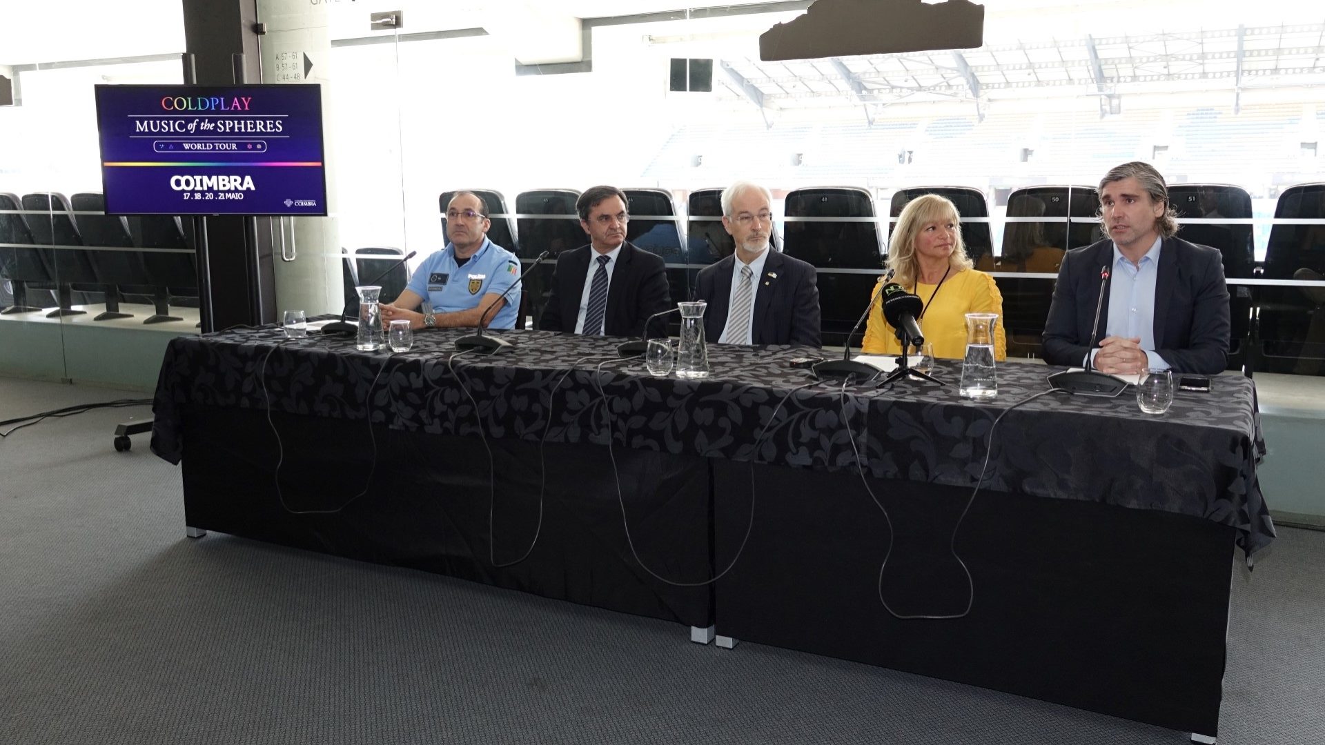 CM de Coimbra prepara mobilização de meios para receber Coldplay