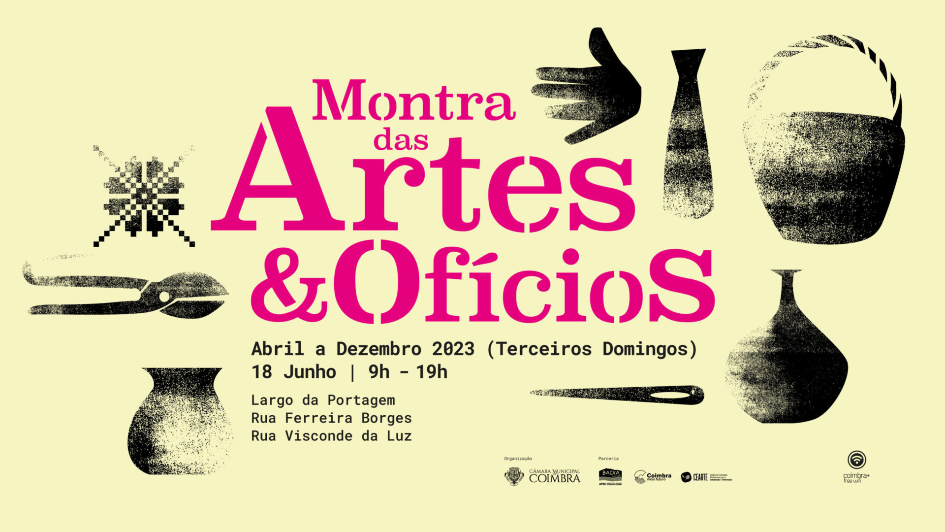“Montra das Artes & Ofícios” dinamiza a Baixa de Coimbra no próximo domingo
