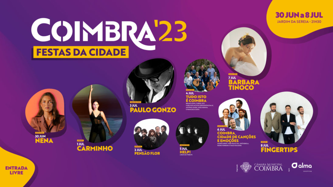 Festas da Cidade celebram Coimbra de 30 de junho a 8 de julho