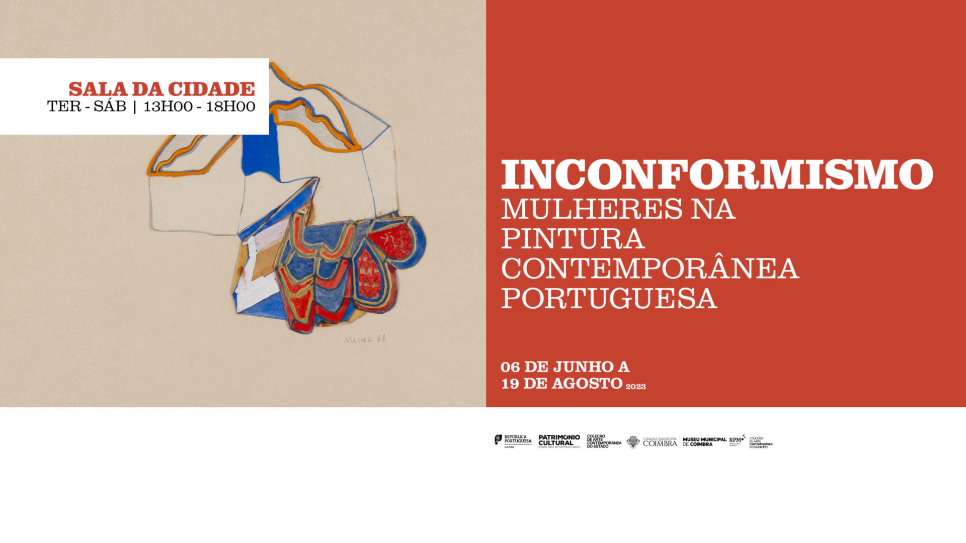 Sala da Cidade com exposição “Inconformismo – Mulheres na Pintura Contemporânea Portuguesa” a partir de 3ª feira
