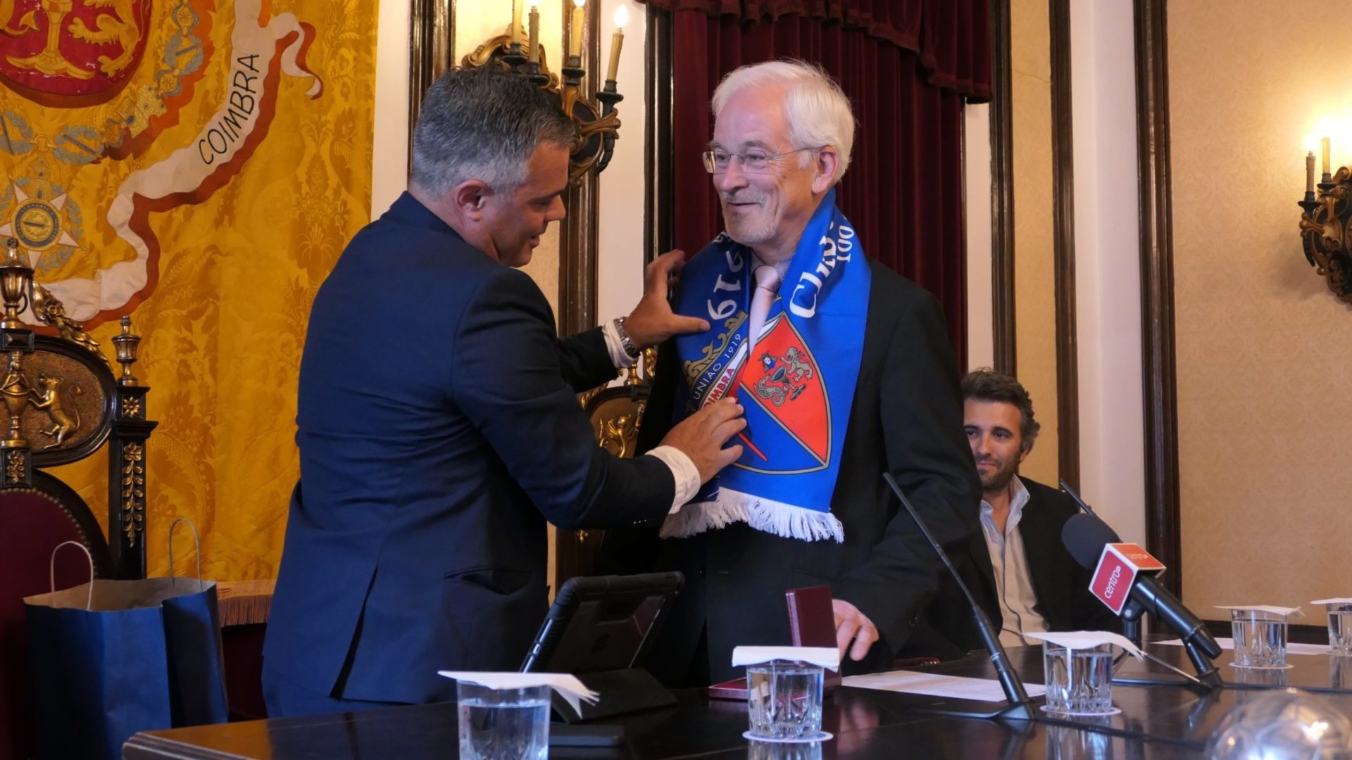 Clube União 1919 recebido no Salão Nobre da Câmara Municipal