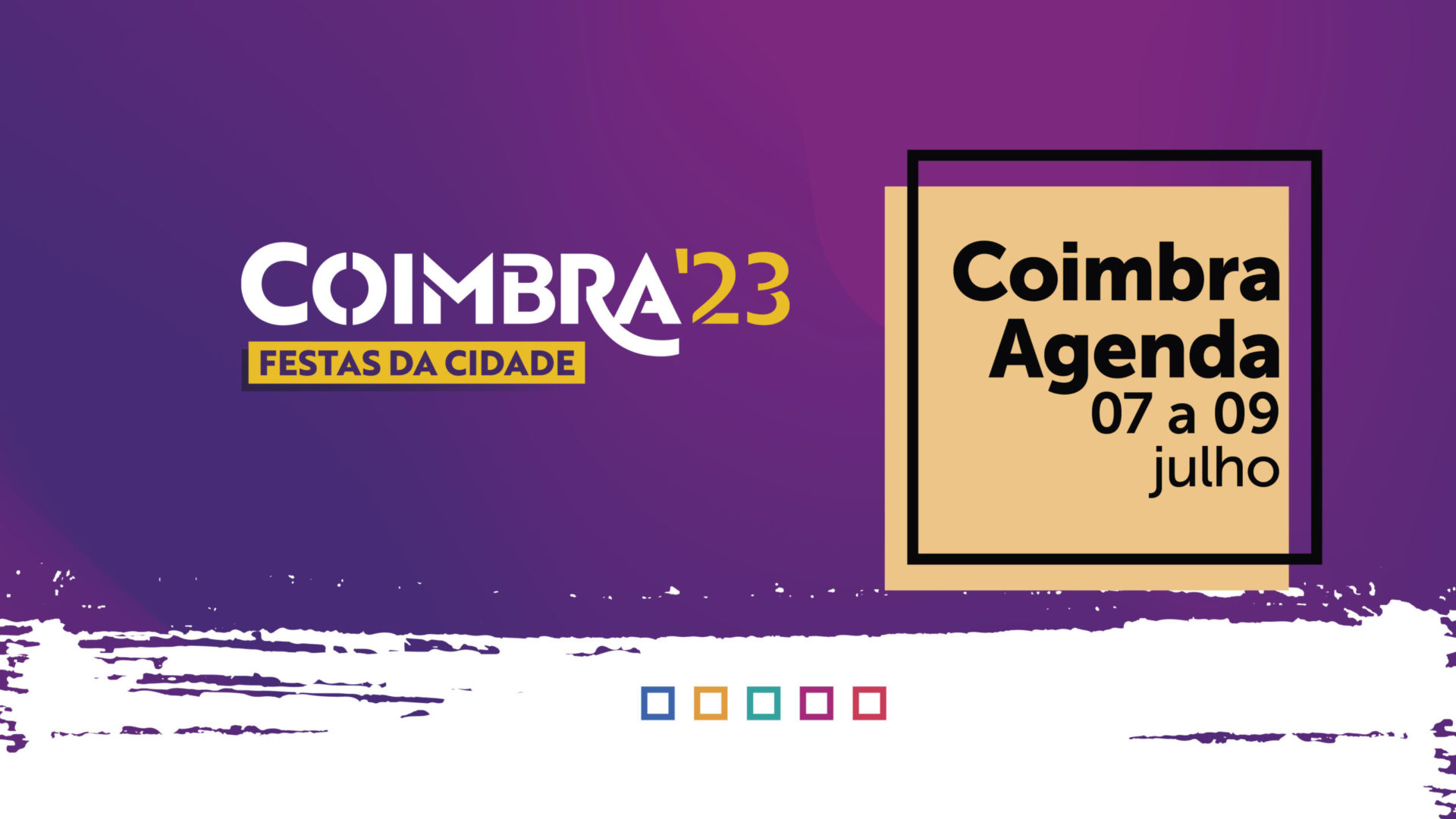 Atividade cultural do Município de Coimbra para o fim de semana