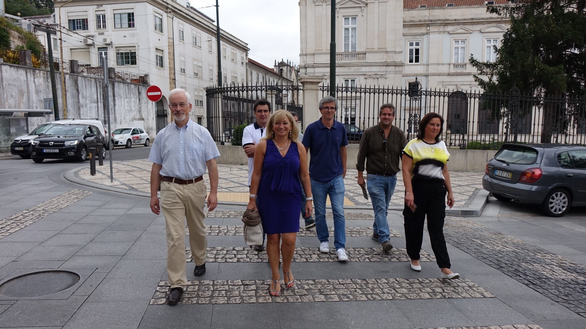 CM de Coimbra assinalou conclusão da requalificação das ruas João Machado e Manuel Rodrigues com visita