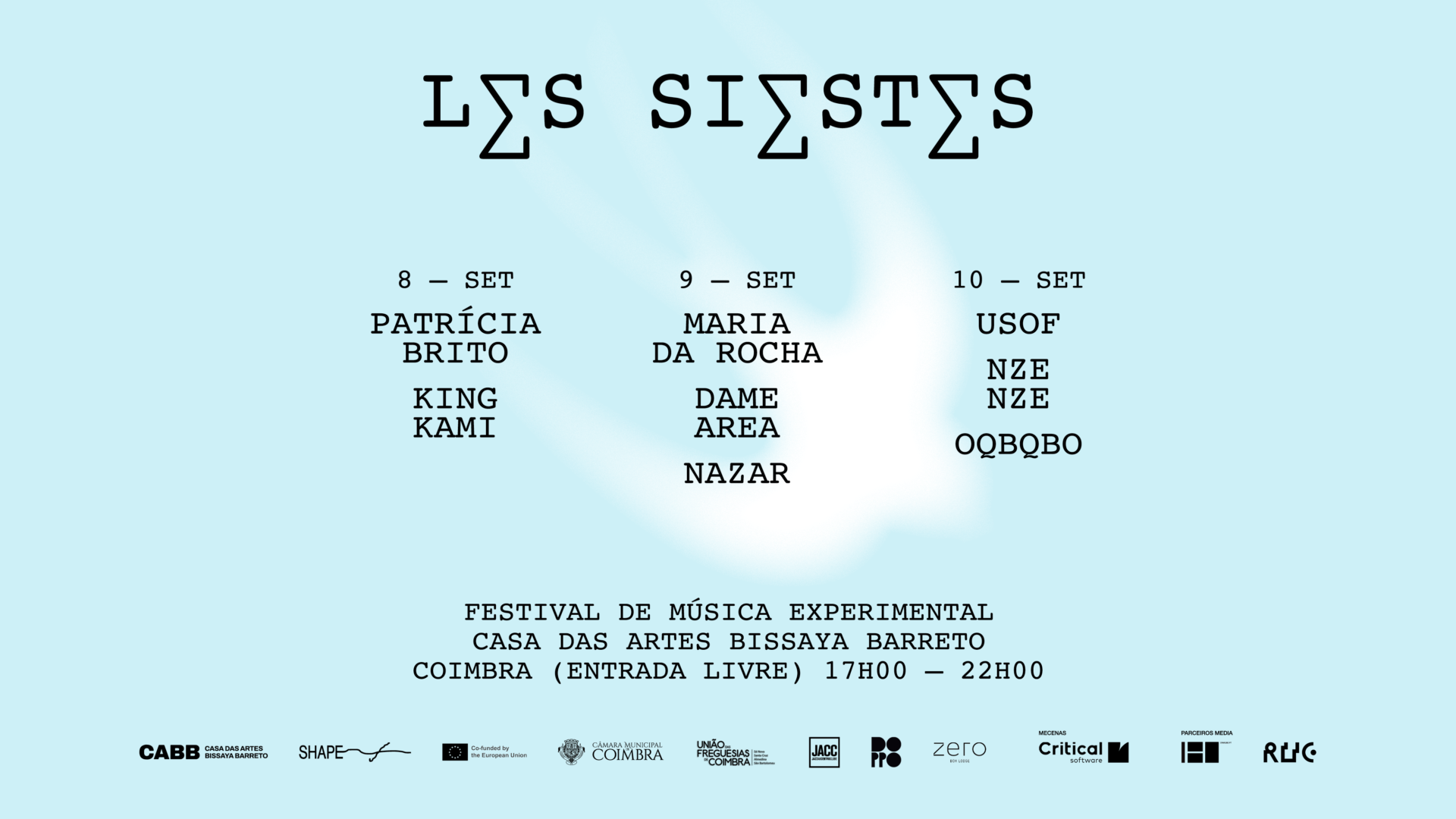 Festival de música experimental Les Siestes regressa a Coimbra em setembro