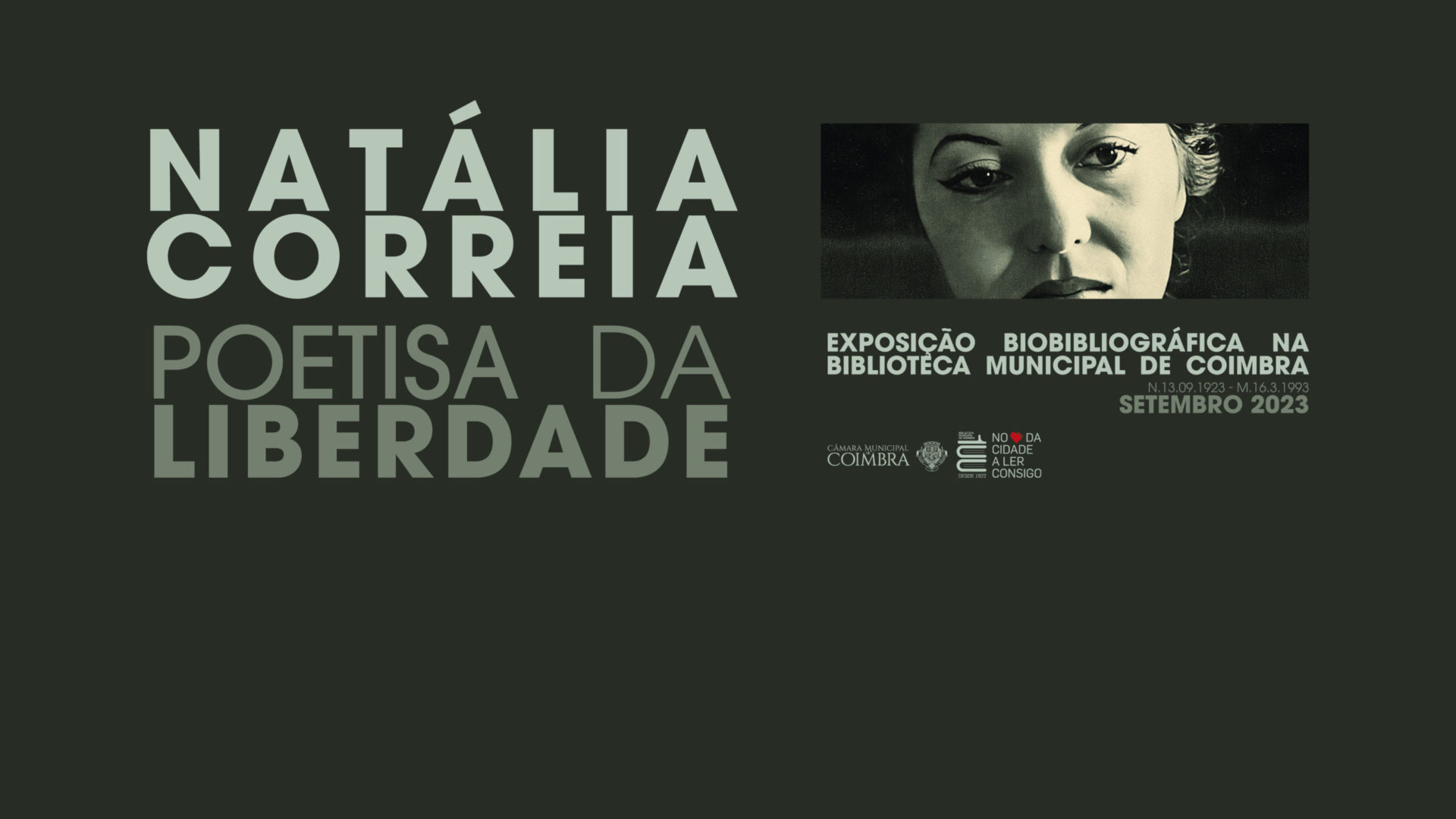 Biblioteca Municipal apresenta exposição sobre Natália Correia de 1 a 27 de setembro