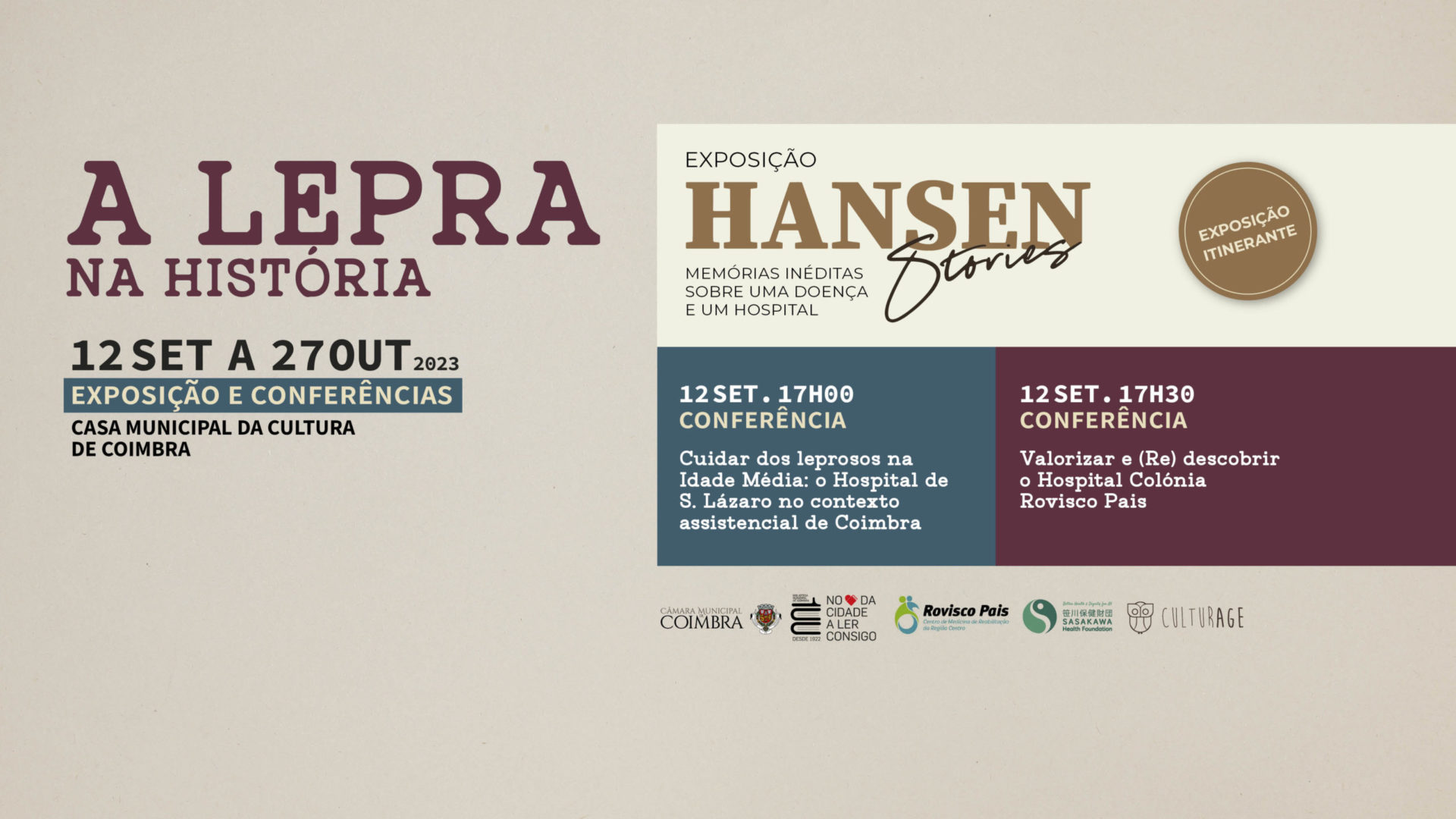 Casa Municipal da Cultura acolhe exposição sobre a lepra e o Hospital Colónia Rovisco Pais