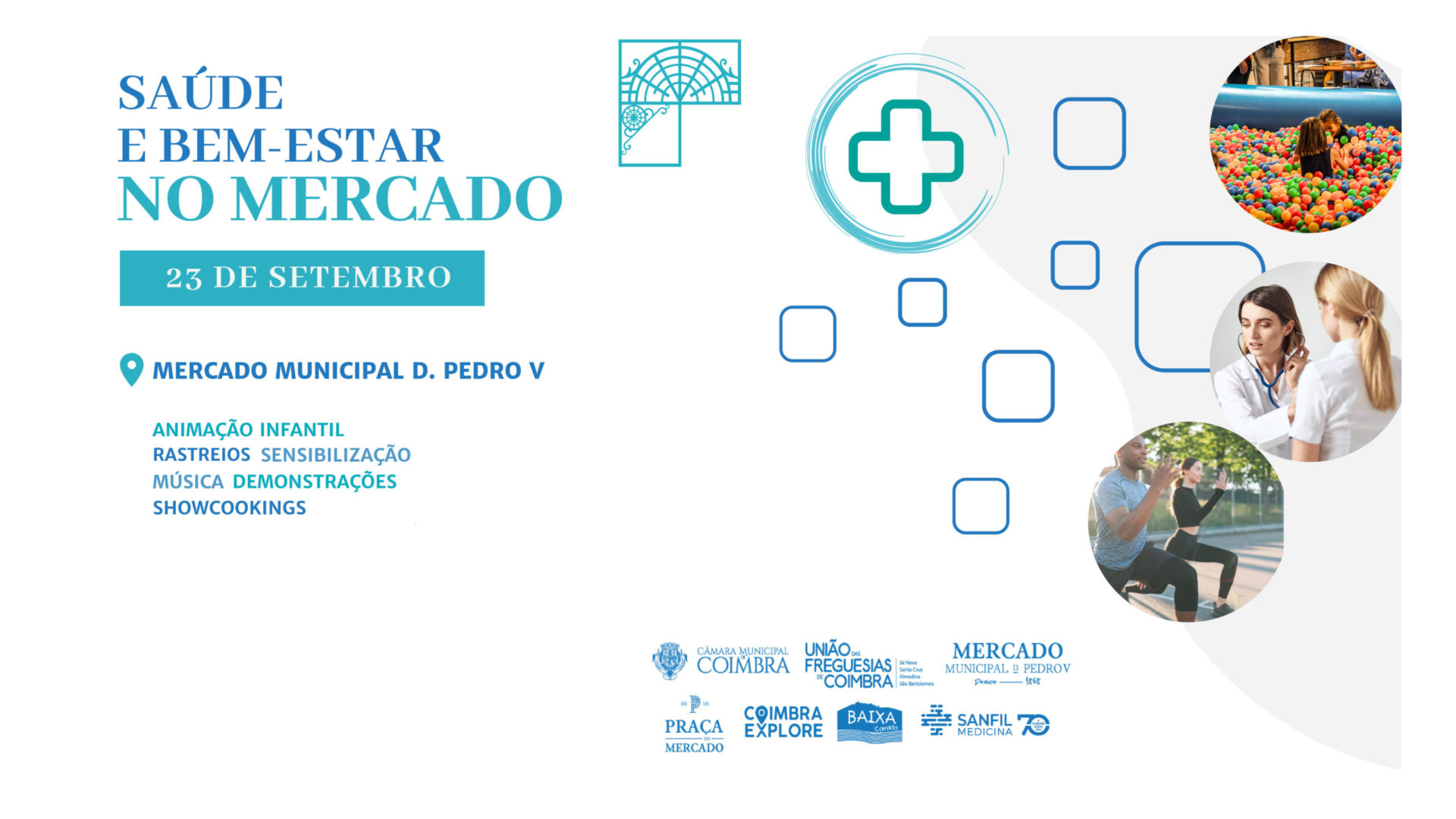 Mercado Municipal D. Pedro V acolhe evento de saúde e bem-estar no próximo sábado