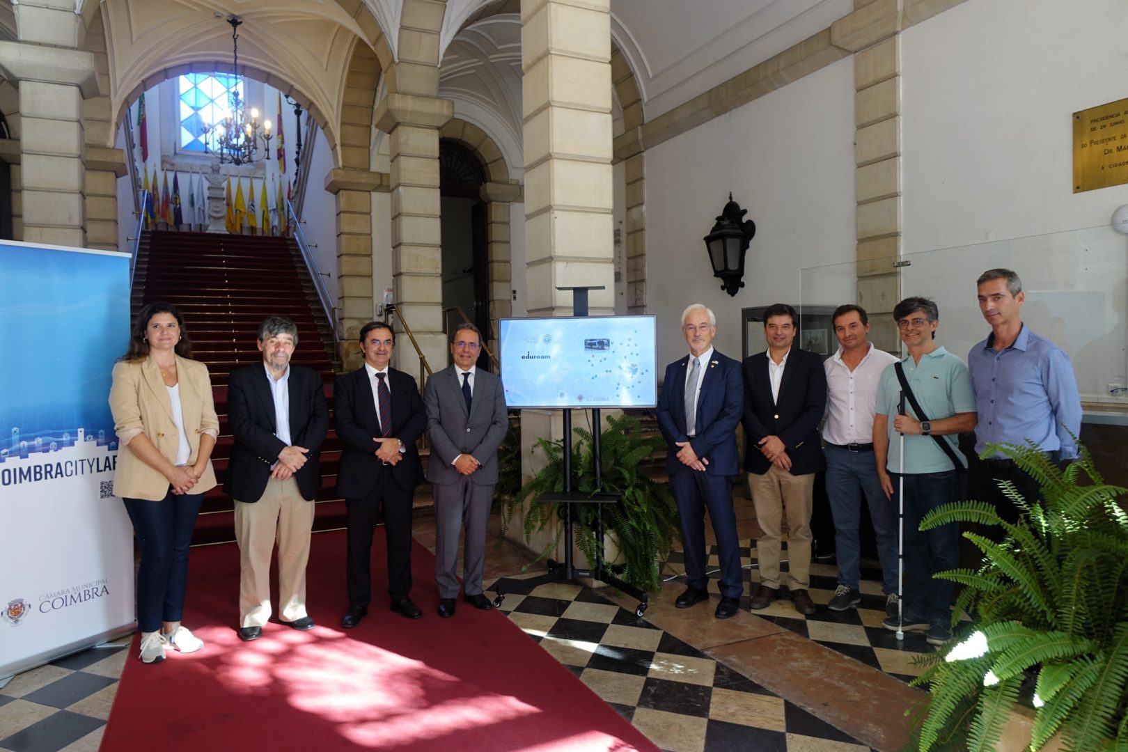 Câmara Municipal e Universidade de Coimbra lançam parceria “COIMBRA+ e EDUROAM”
