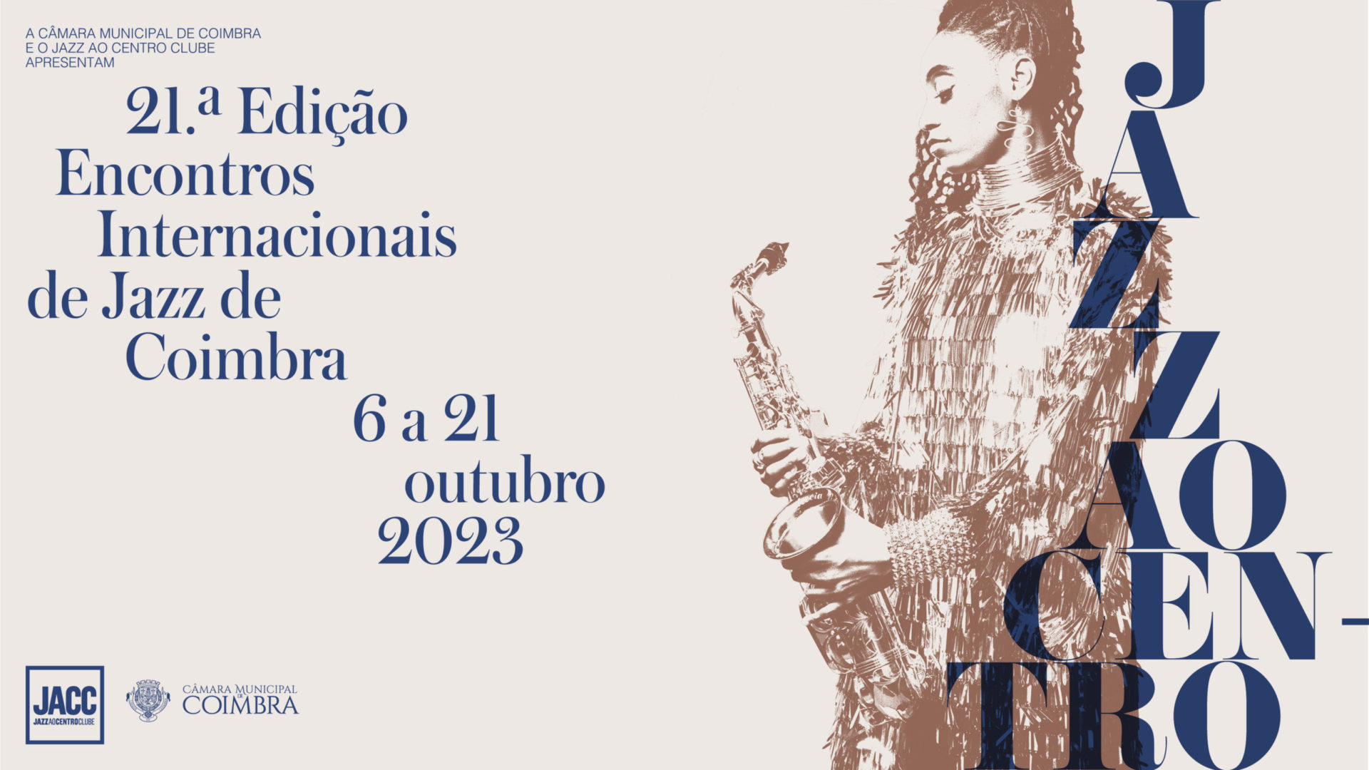 Sven-Ake Johansson, Lakecia Benjamin e William Parker no Festival Jazz ao Centro