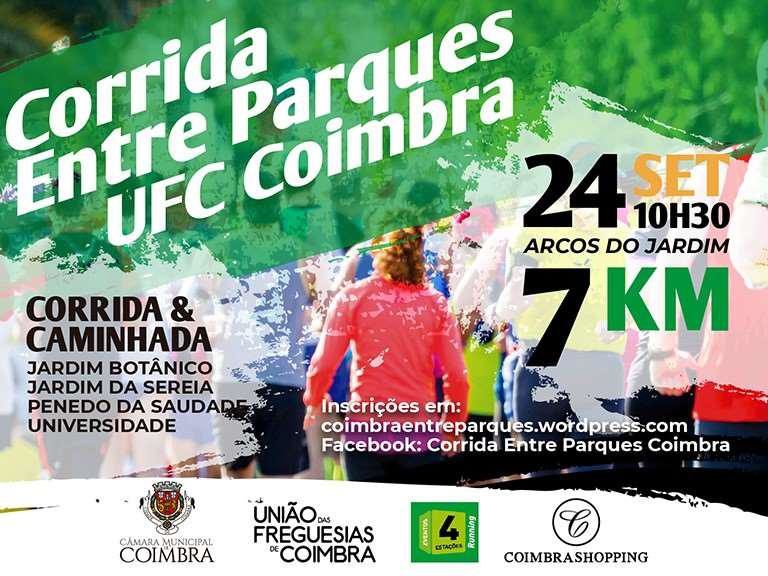 Corrida Entre Parques Coimbra percorre jardins mais emblemáticos da cidade