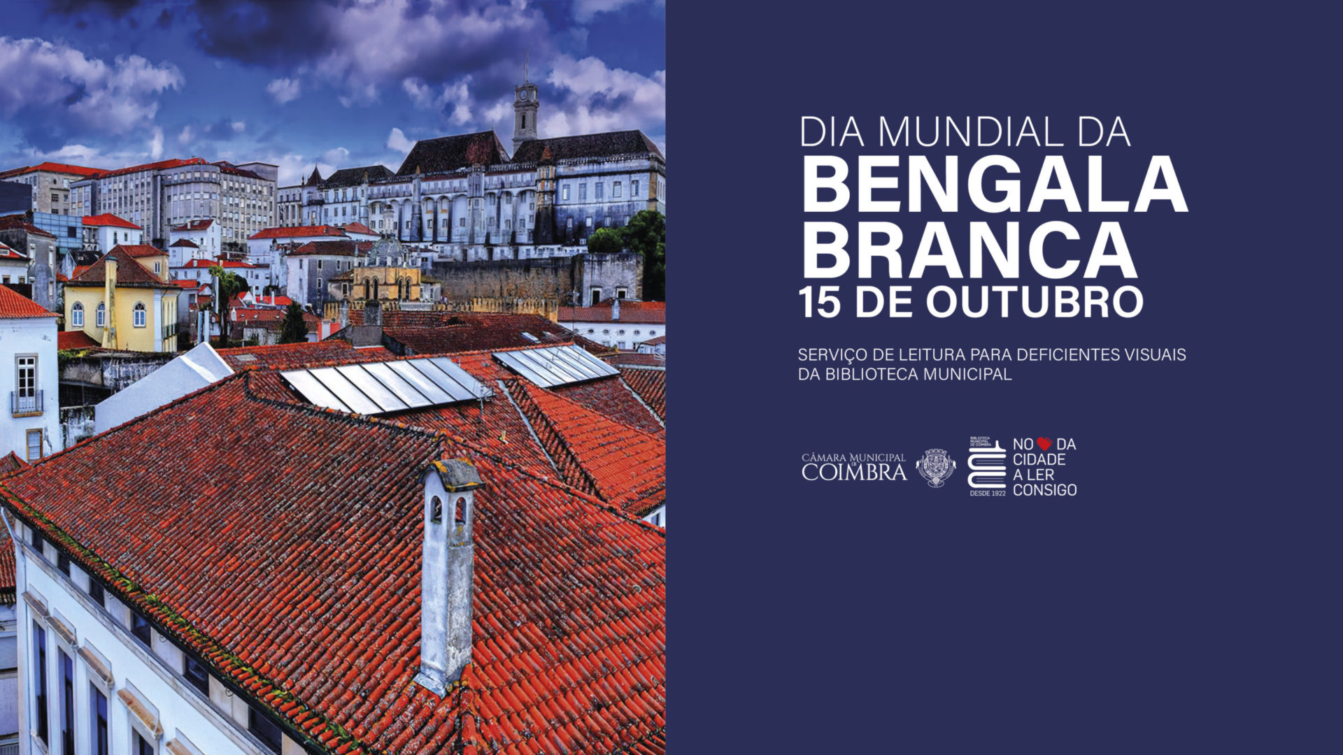Biblioteca Municipal assinala o Dia Mundial da Bengala Branca com uma visita guiada à cidade