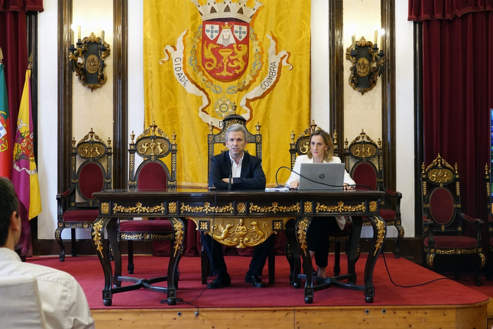 Estudantes de Relações Internacionais recebidos na CM Coimbra