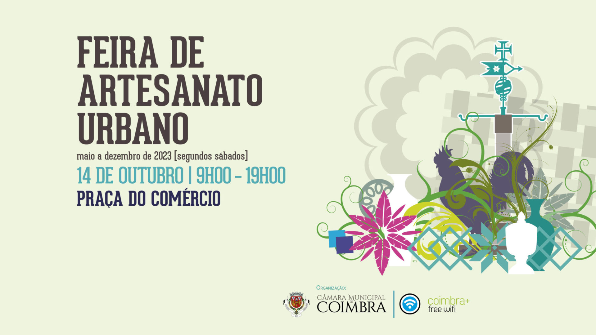 Feira de Artesanato Urbano anima a Praça do Comércio no próximo sábado