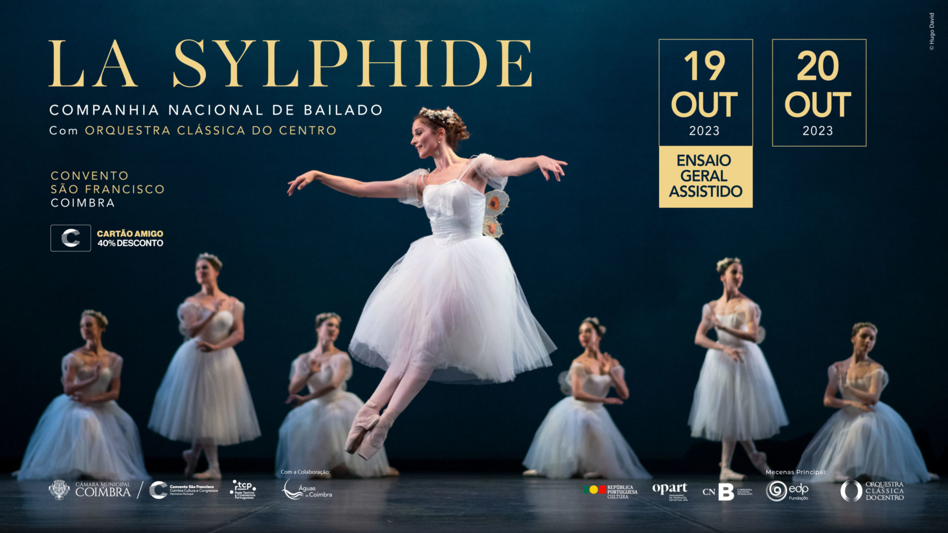 Convento São Francisco abre portas para o ensaio geral de 5ª feira do bailado “La Sylphide”