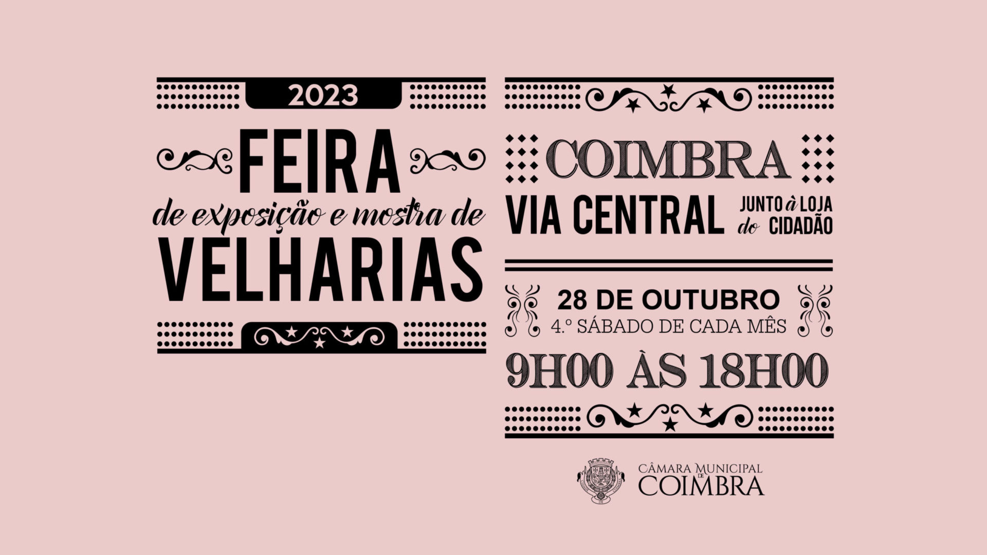 Via Central acolhe mais uma edição da Feira de Velharias no próximo sábado
