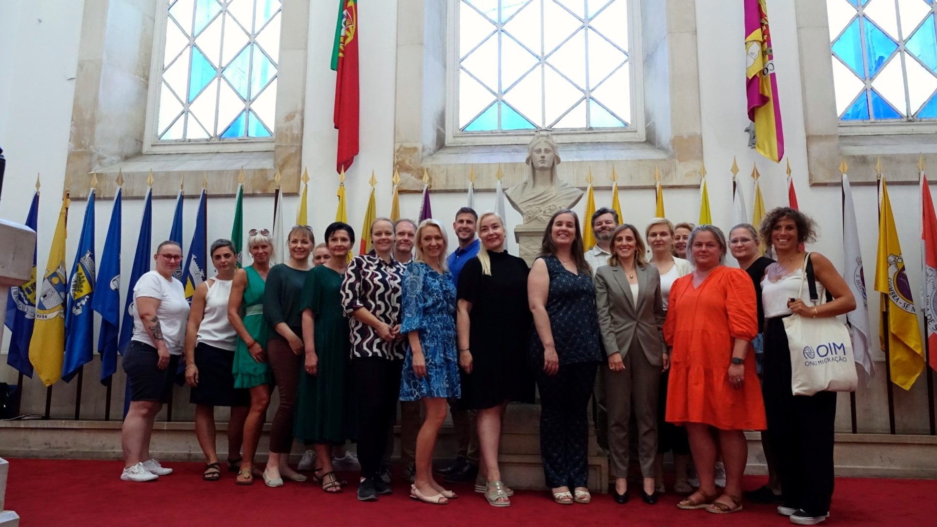 Delegação de municípios da Estónia recebida na CM de Coimbra