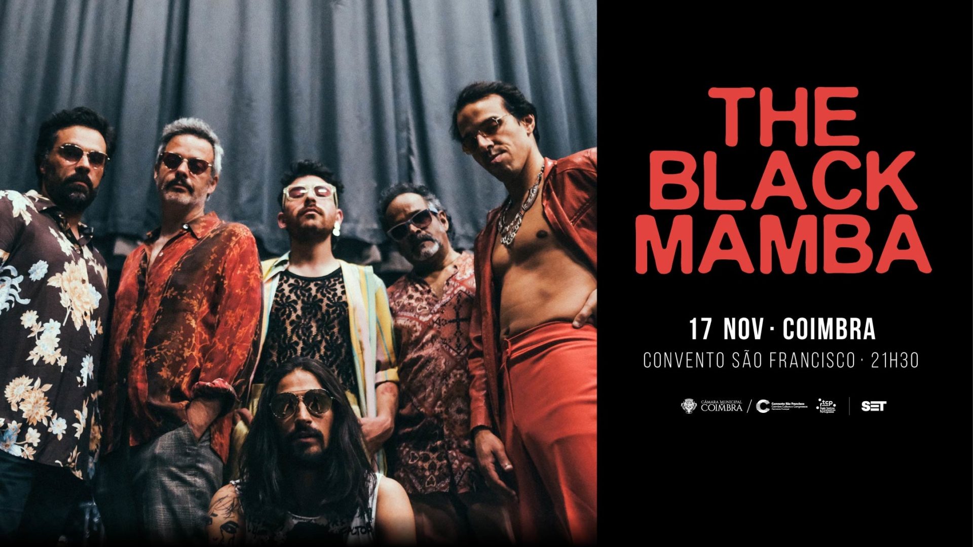 “The Black Mamba” no Convento São Francisco a 17 de novembro