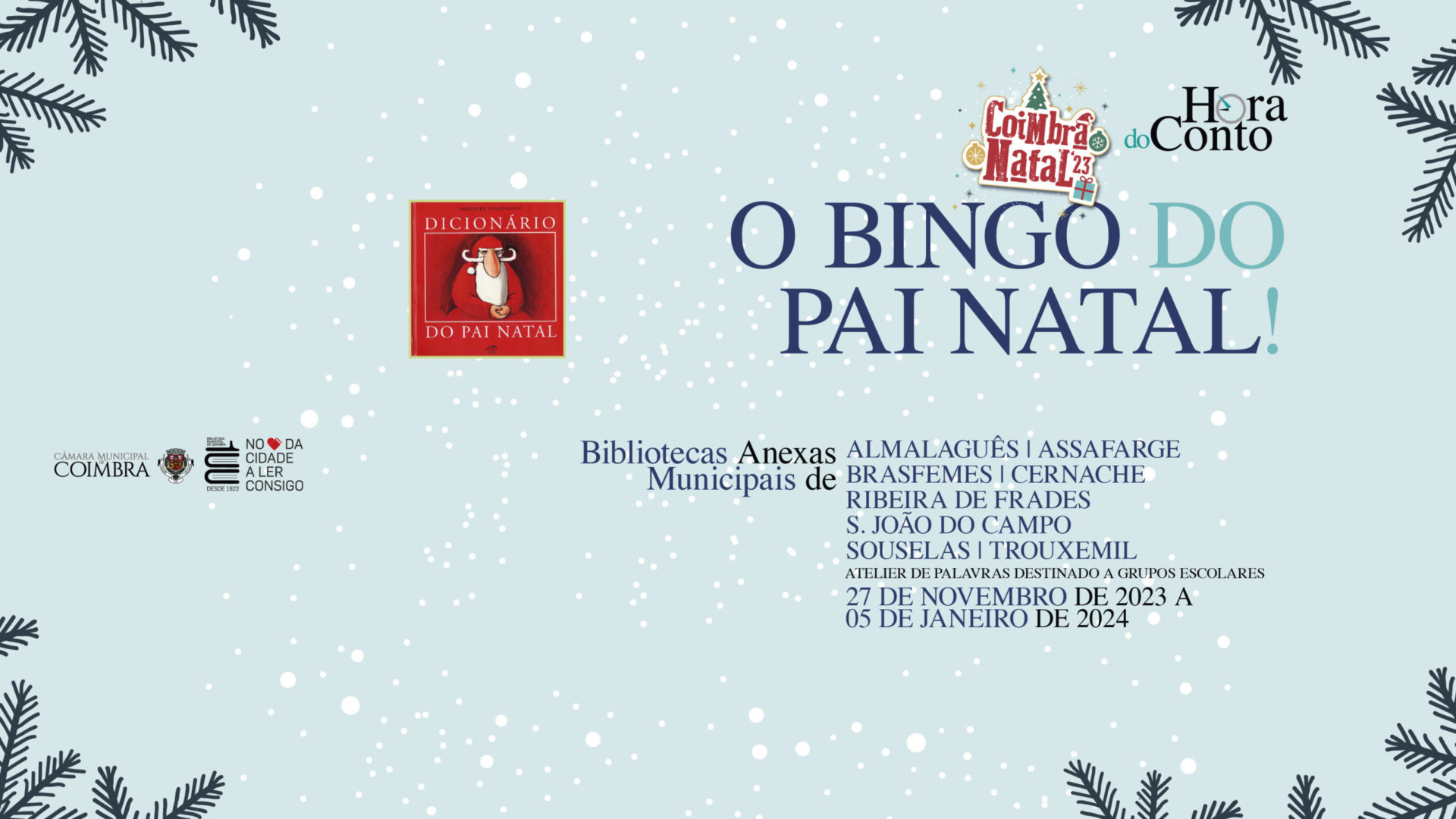 Bibliotecas Anexas celebram a época festiva com jogo de palavra “O Bingo do Pai Natal”