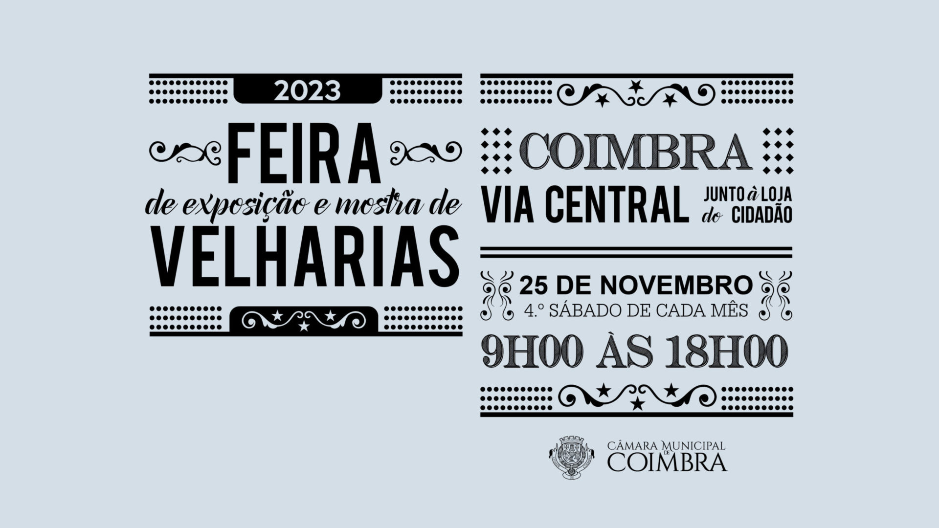 Via Central acolhe mais uma edição da Feira de Velharias no próximo sábado
