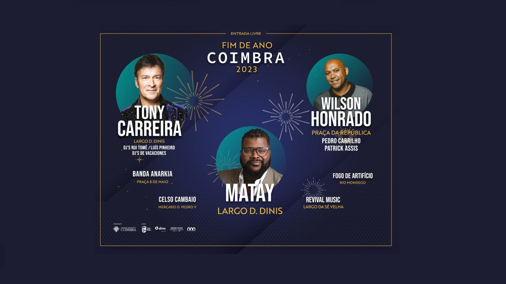 Fim de Ano Coimbra | Condicionamentos de trânsito e de estacionamento