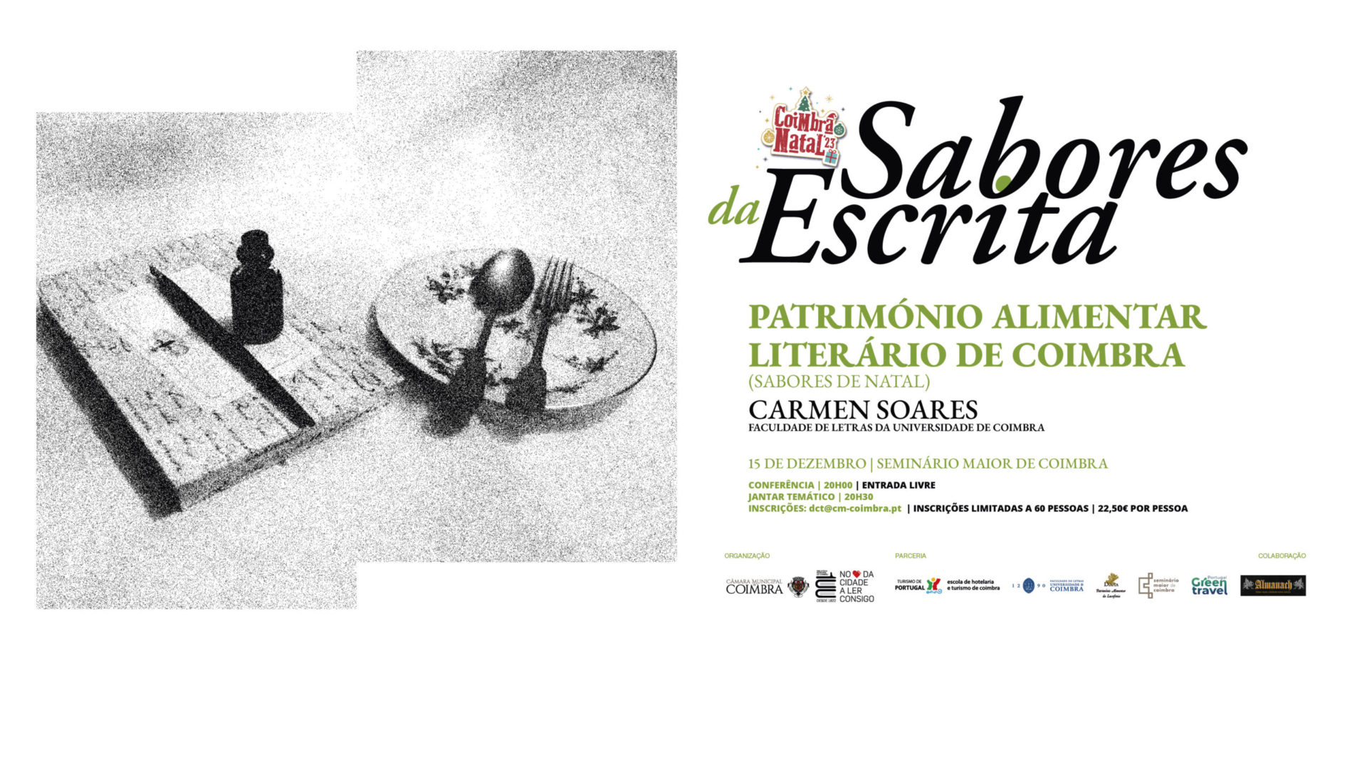 Sabores da Escrita dedicado ao Natal no dia 15 pela primeira vez no Seminário Maior