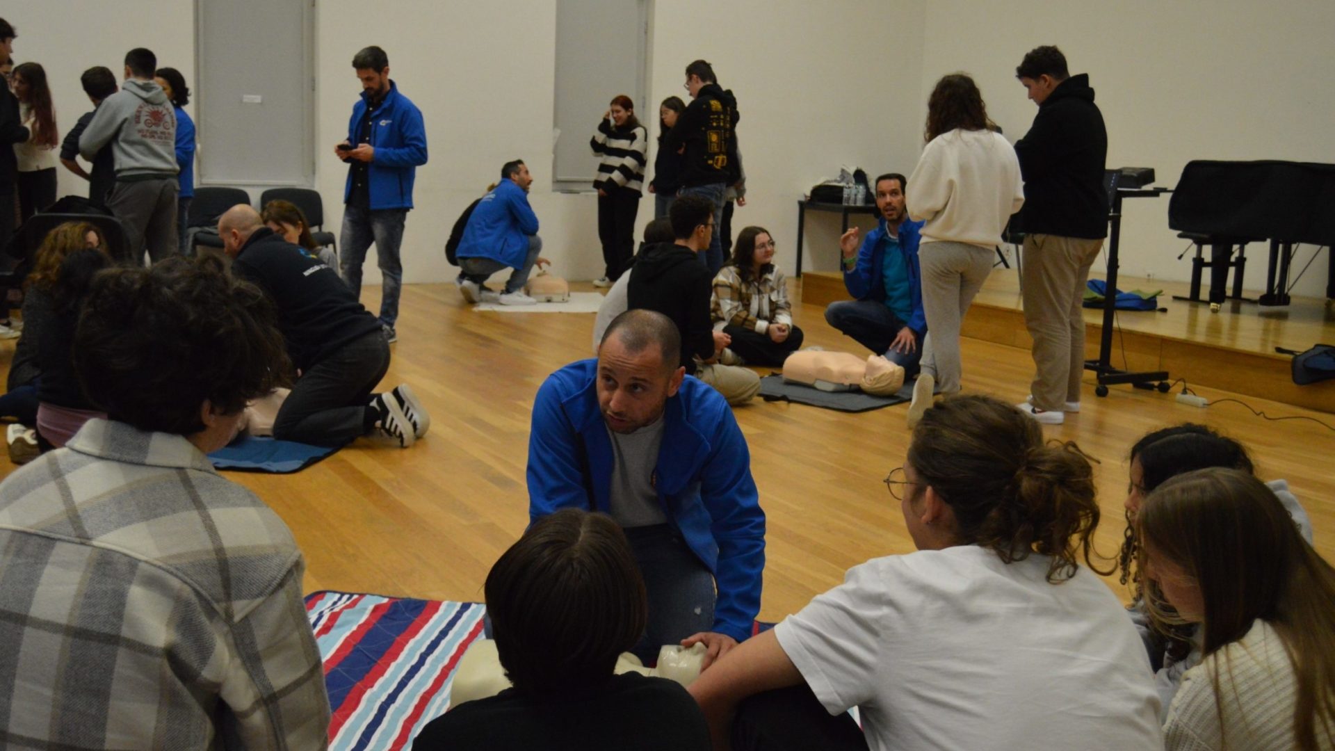 Câmara promoveu formação em Suporte Básico de Vida no Conservatório de Música de Coimbra