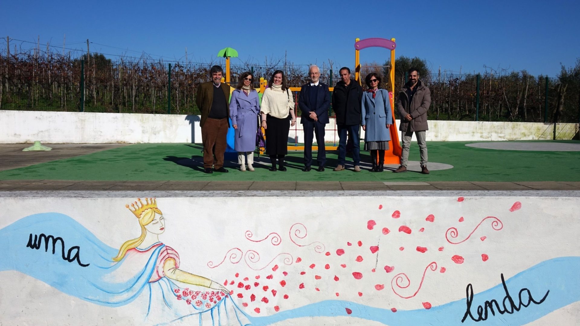 Visita às obras de requalificação da EB1 de Trouxemil