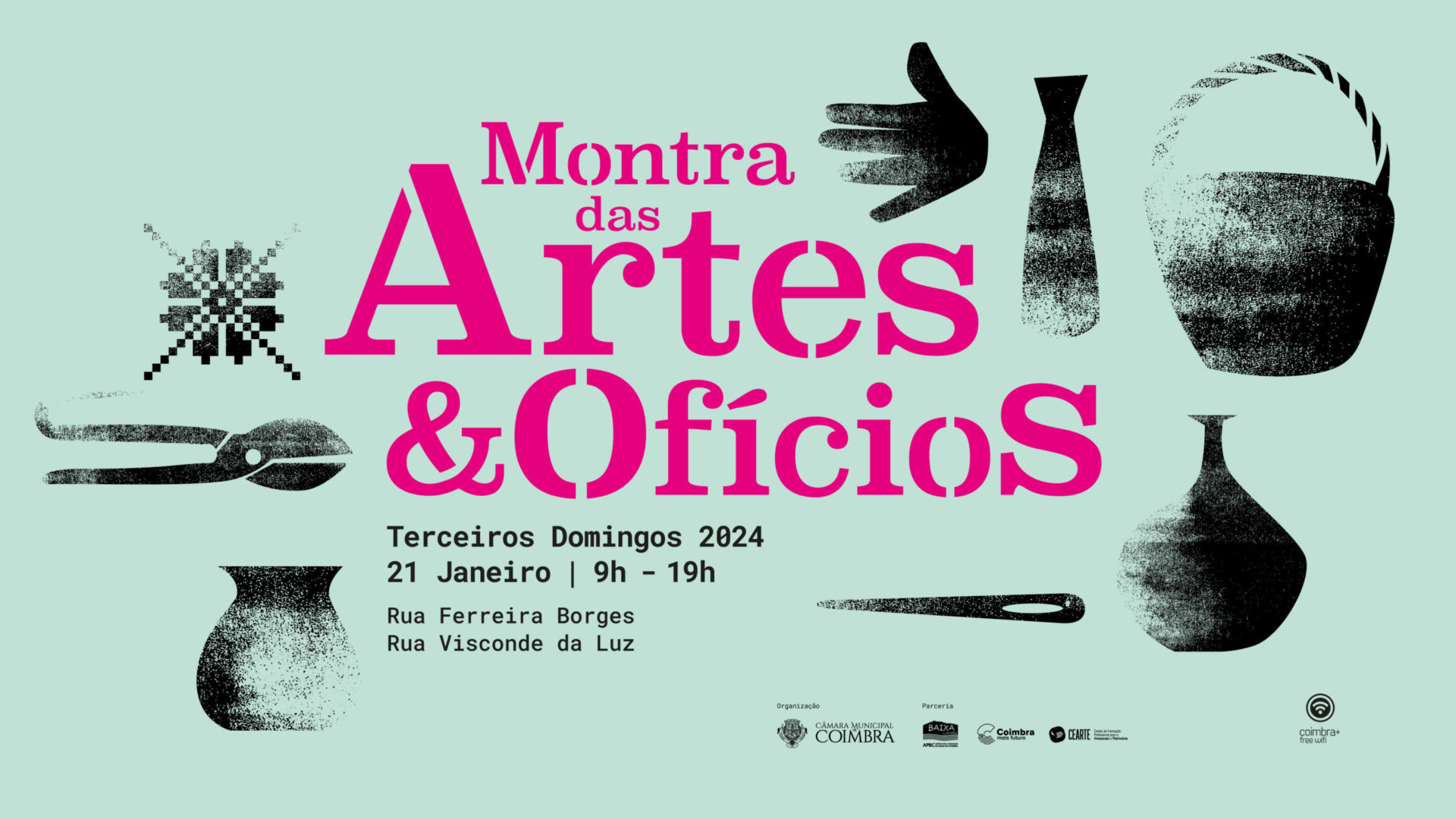 “Montra das Artes & Ofícios” regressa à Baixa de Coimbra de janeiro a dezembro de 2024