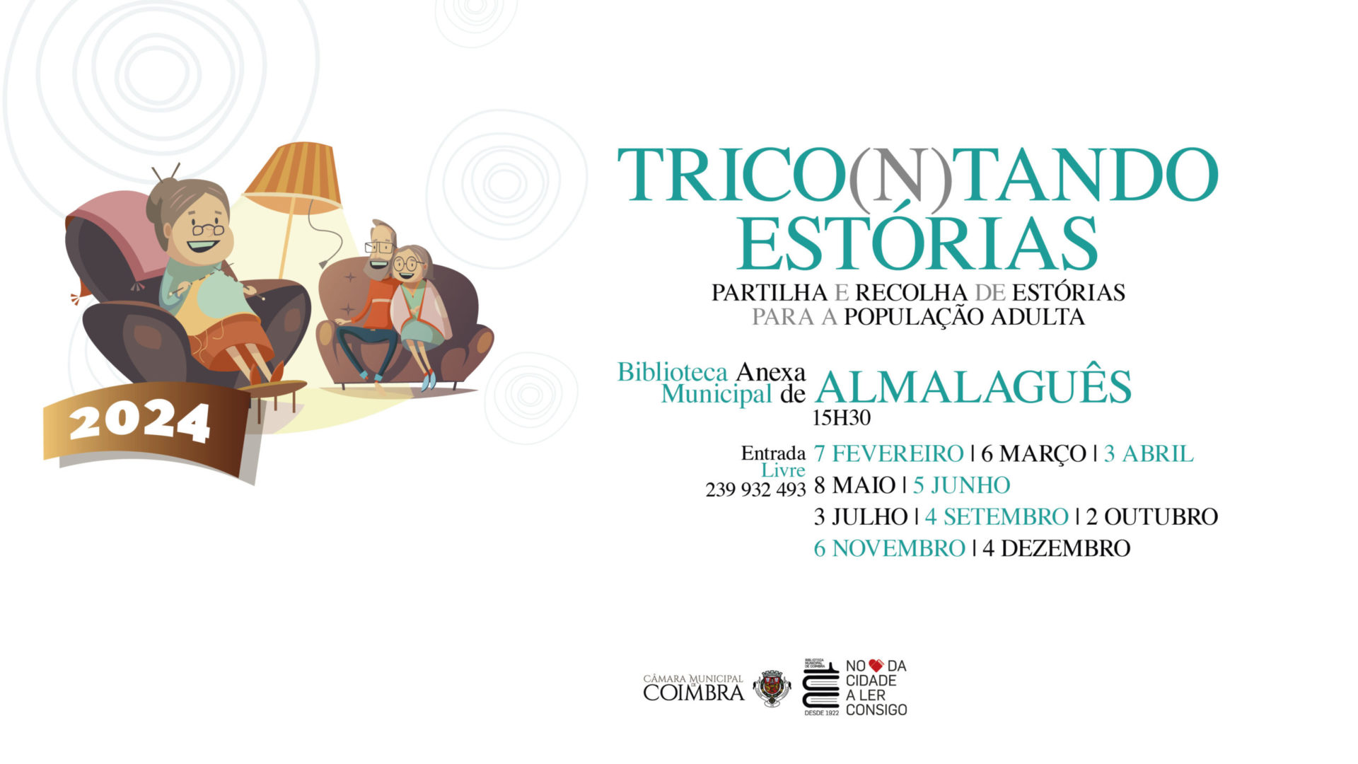 Biblioteca Anexa de Almalaguês promove partilha de vivências entre a população sénior