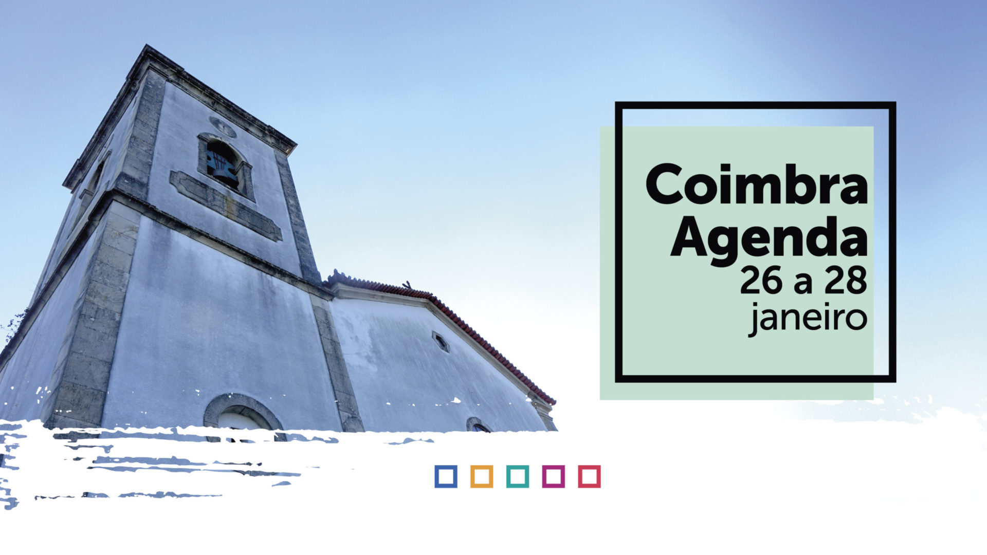 Atividade cultural do Município de Coimbra para o fim de semana