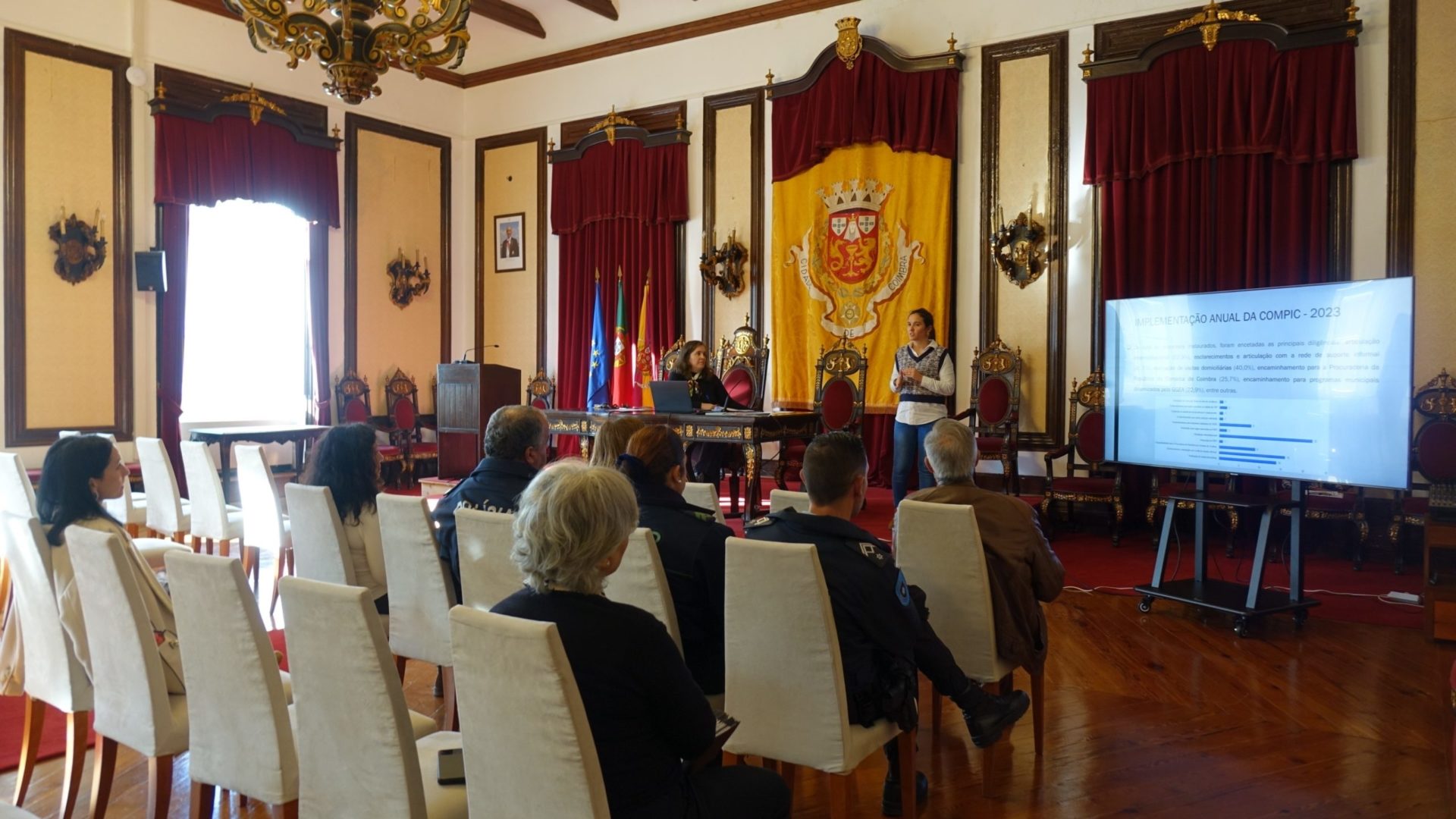 Comissão de Proteção ao Idoso de Coimbra reunida para balanço das atividades em 2023