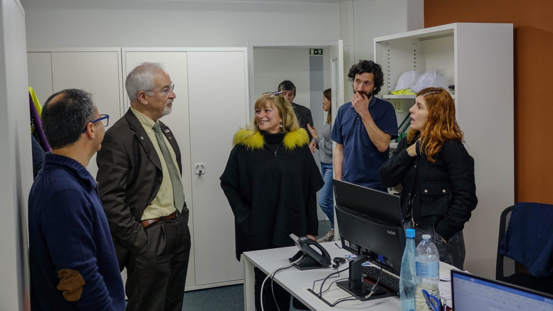 Visita às novas instalações do DEEM na Avenida Fernão de Magalhães