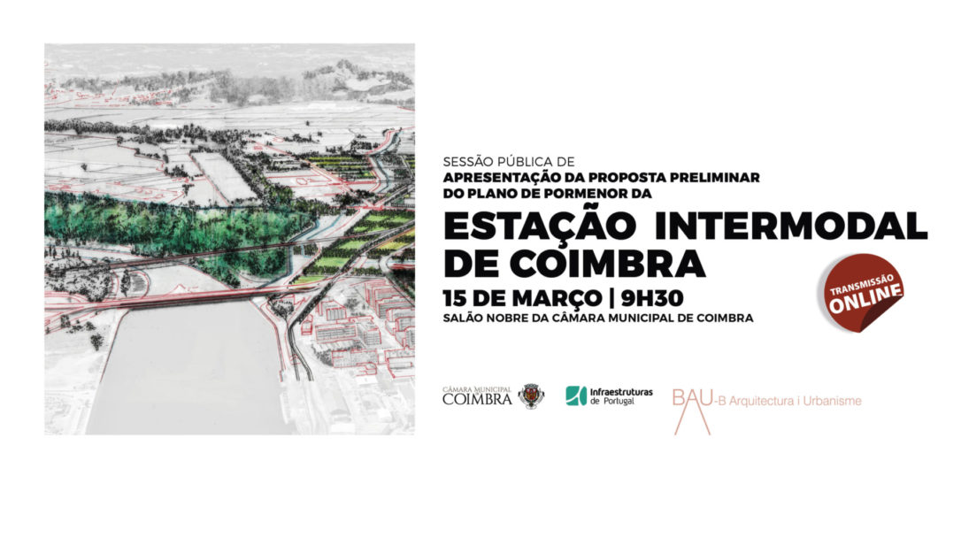 Maquete da Estação Intermodal de Coimbra apresentada a 15 de março por Joan Busquets