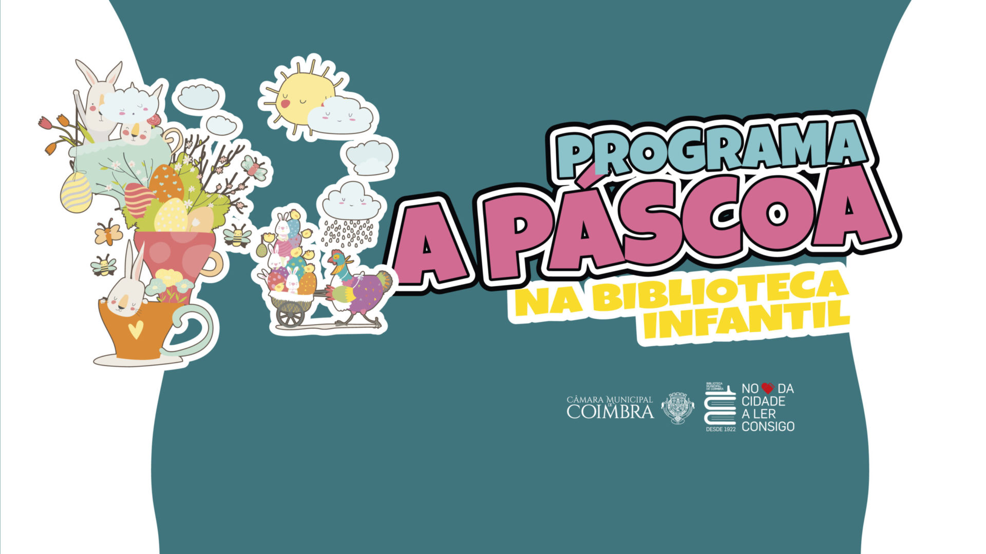 Biblioteca Infantil com várias sessões de contos para as férias da Páscoa