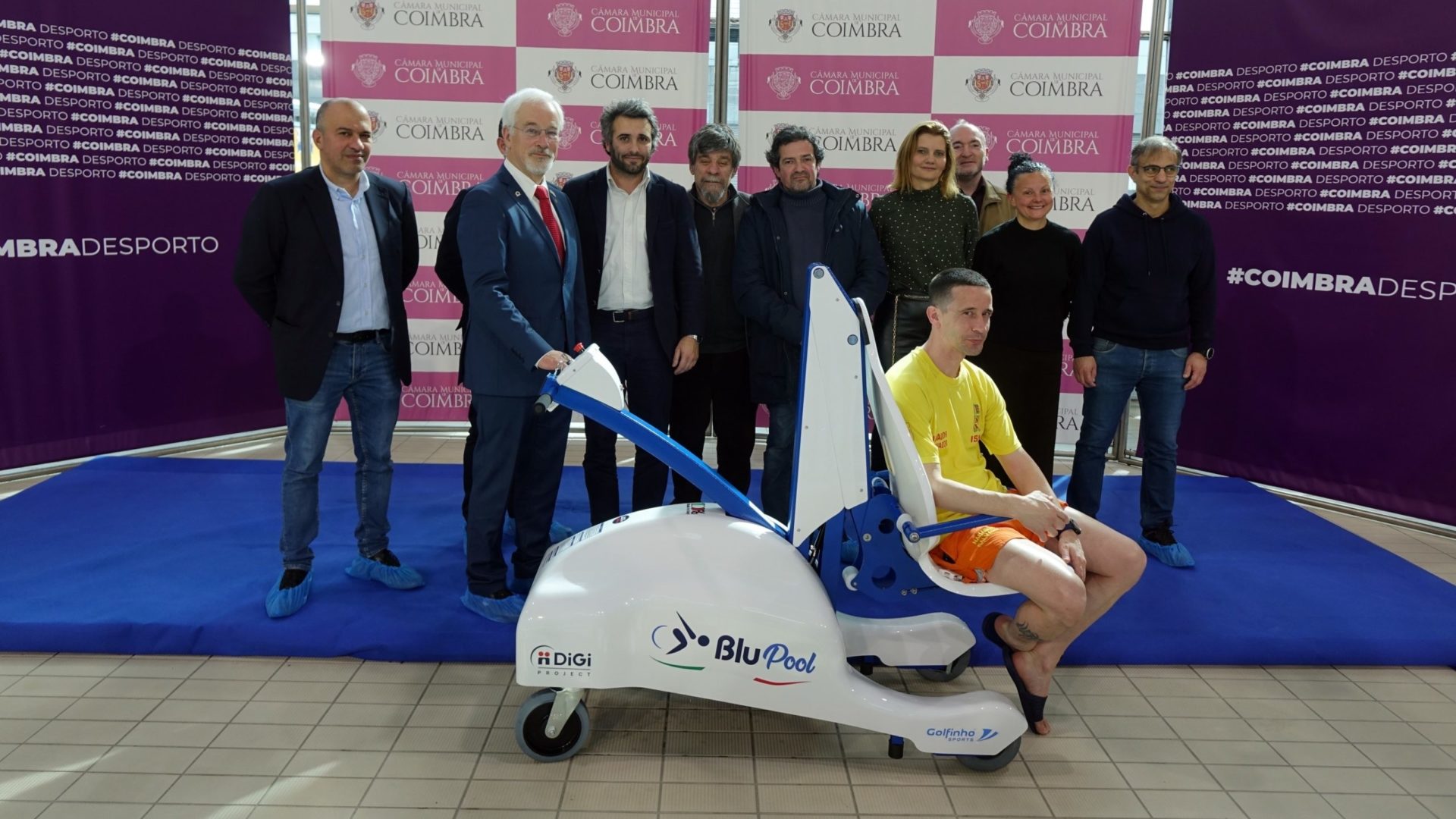Complexo Olímpico passa a ter elevador de piscina para ajudar atletas com mobilidade reduzida