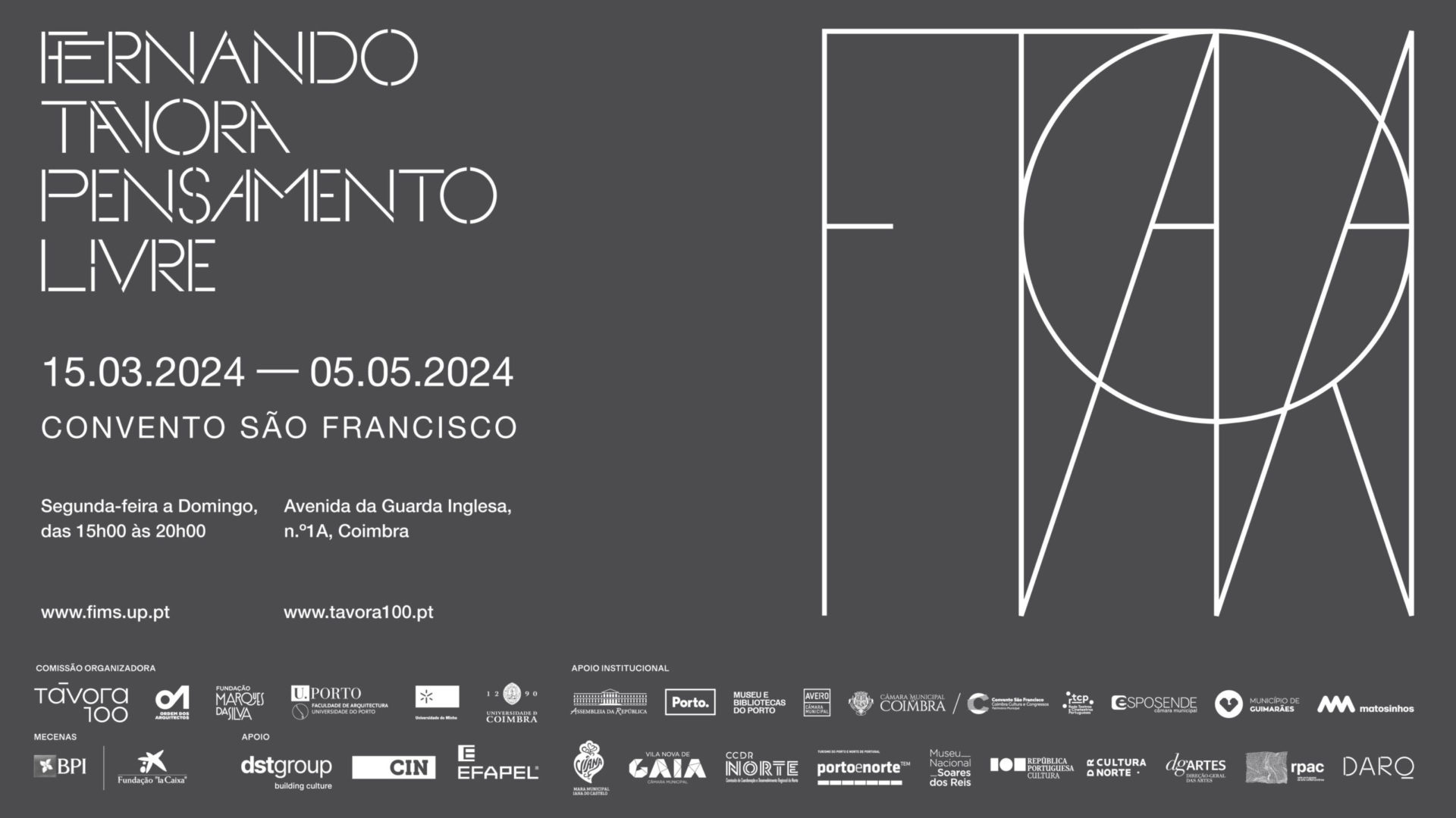 Nova exposição no Convento São Francisco dedicada à vida e à obra do Arquiteto Fernando Távora