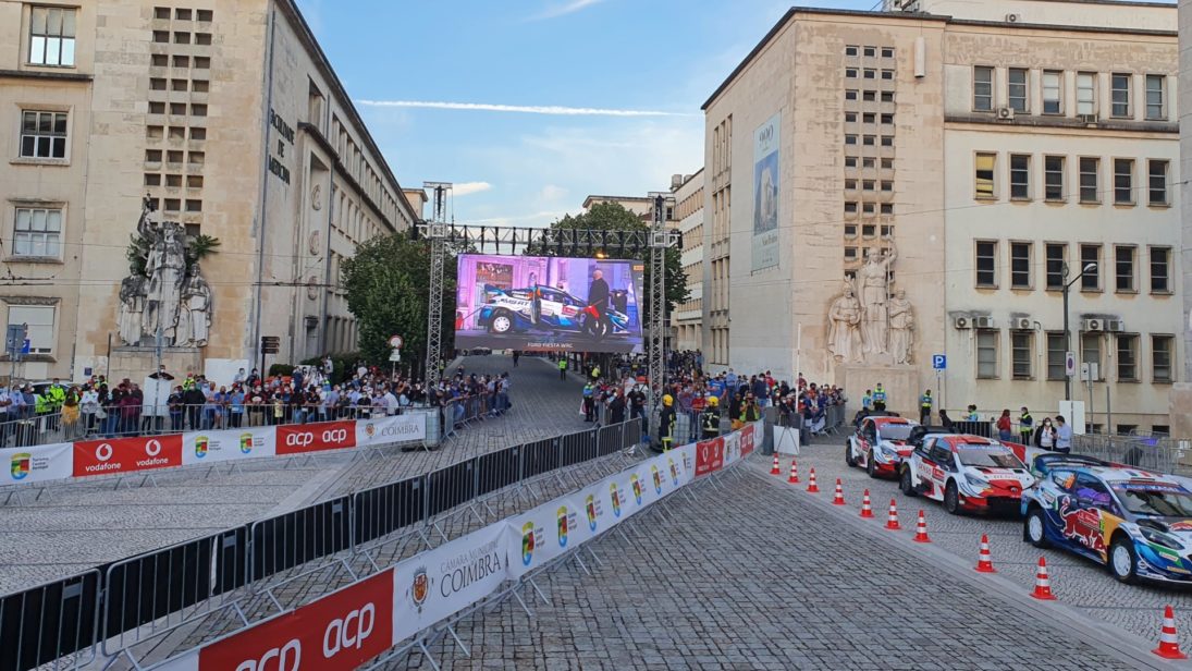 CM de Coimbra realiza cerimónia oficial de partida do Vodafone Rally de Portugal 2024
