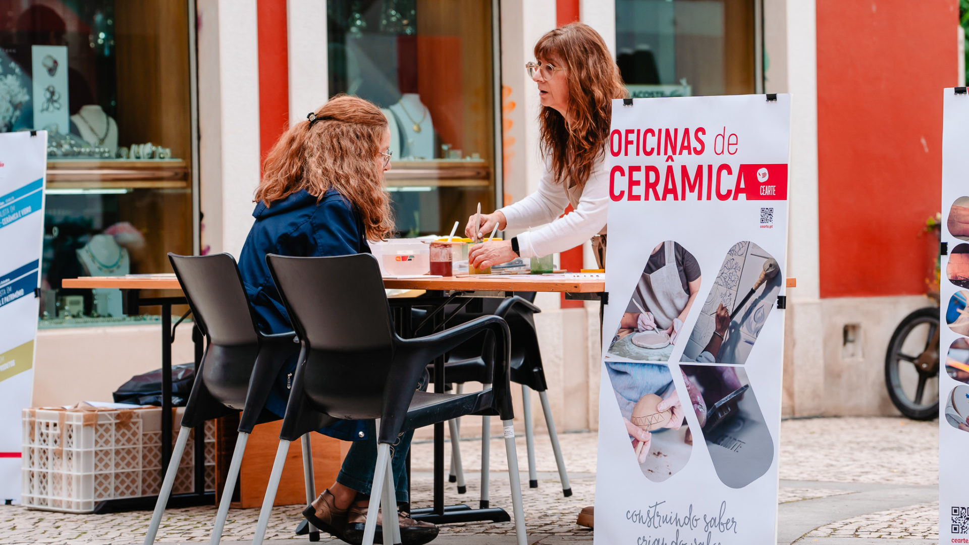 “Festa da Cerâmica” proporcionou aos visitantes experimentarem trabalhar com o barro