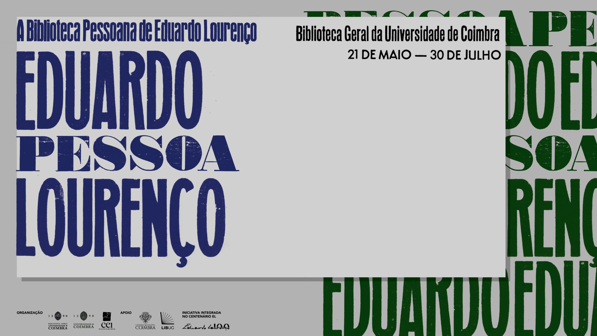 Biblioteca Geral da UC inaugura amanhã exposição “Eduardo PESSOA Lourenço”