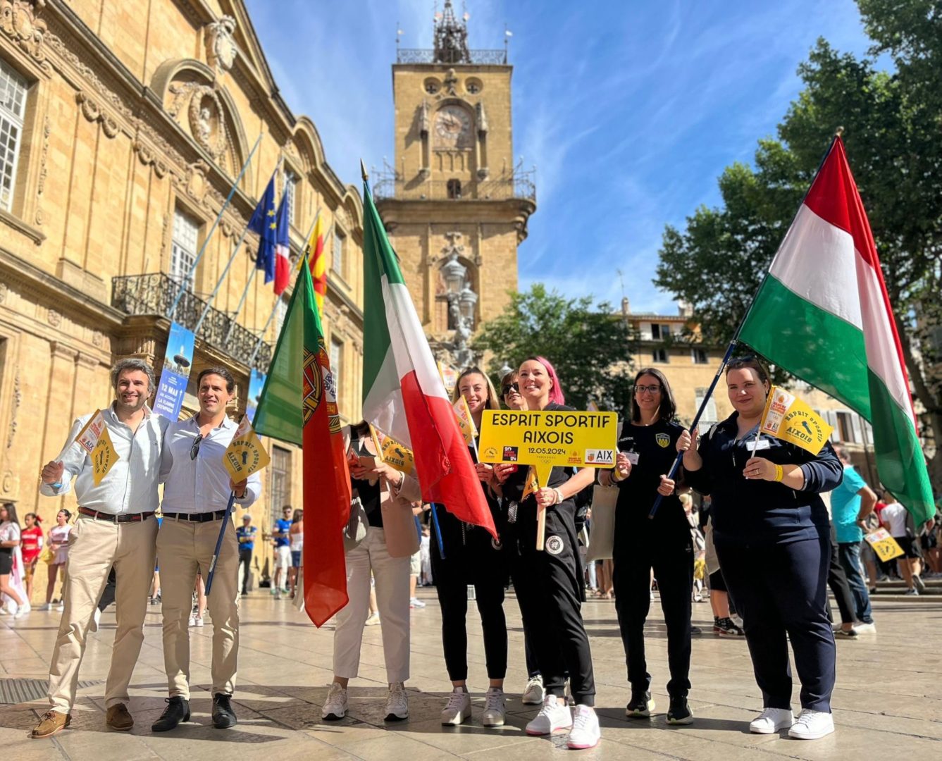 Coimbra presente na cerimónia de boas-vindas da chama olímpica a Aix-en-Provence