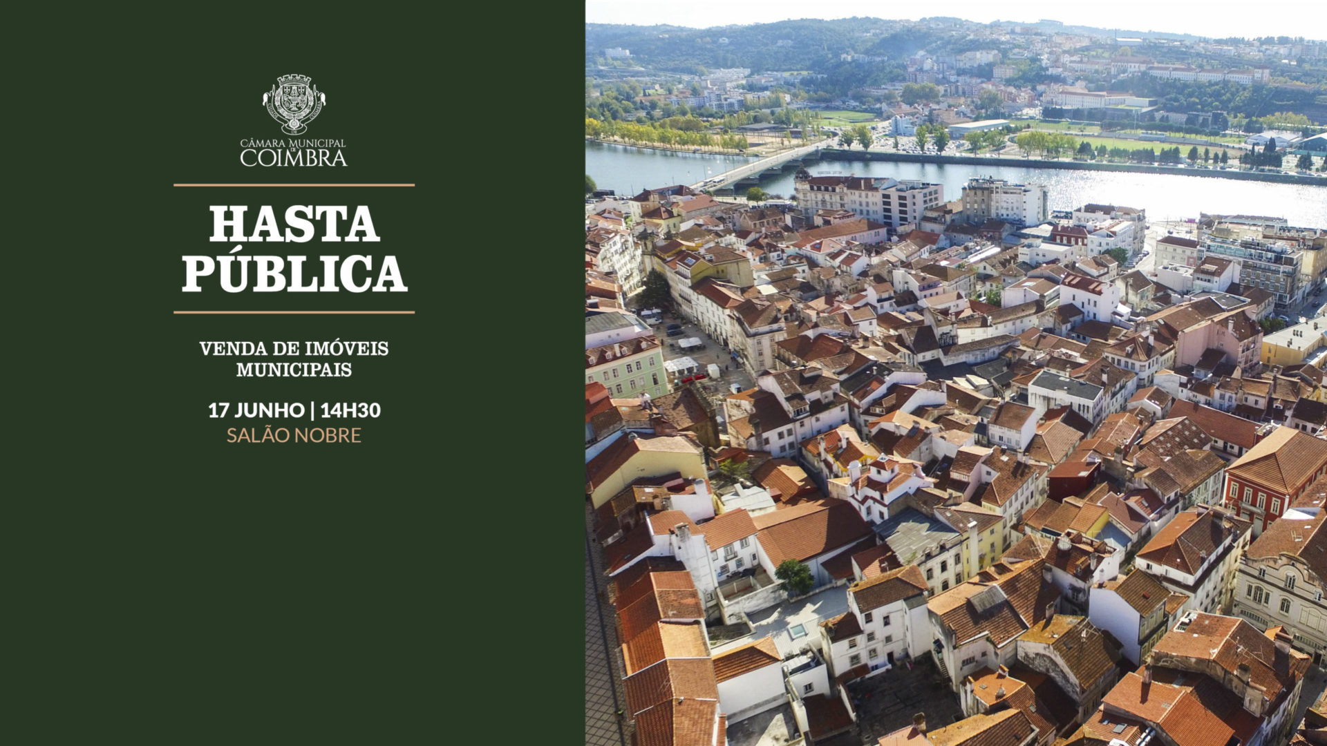 Câmara vende 10 imóveis avaliados em mais de 2M€ em hasta pública a realizar dia 17 de junho