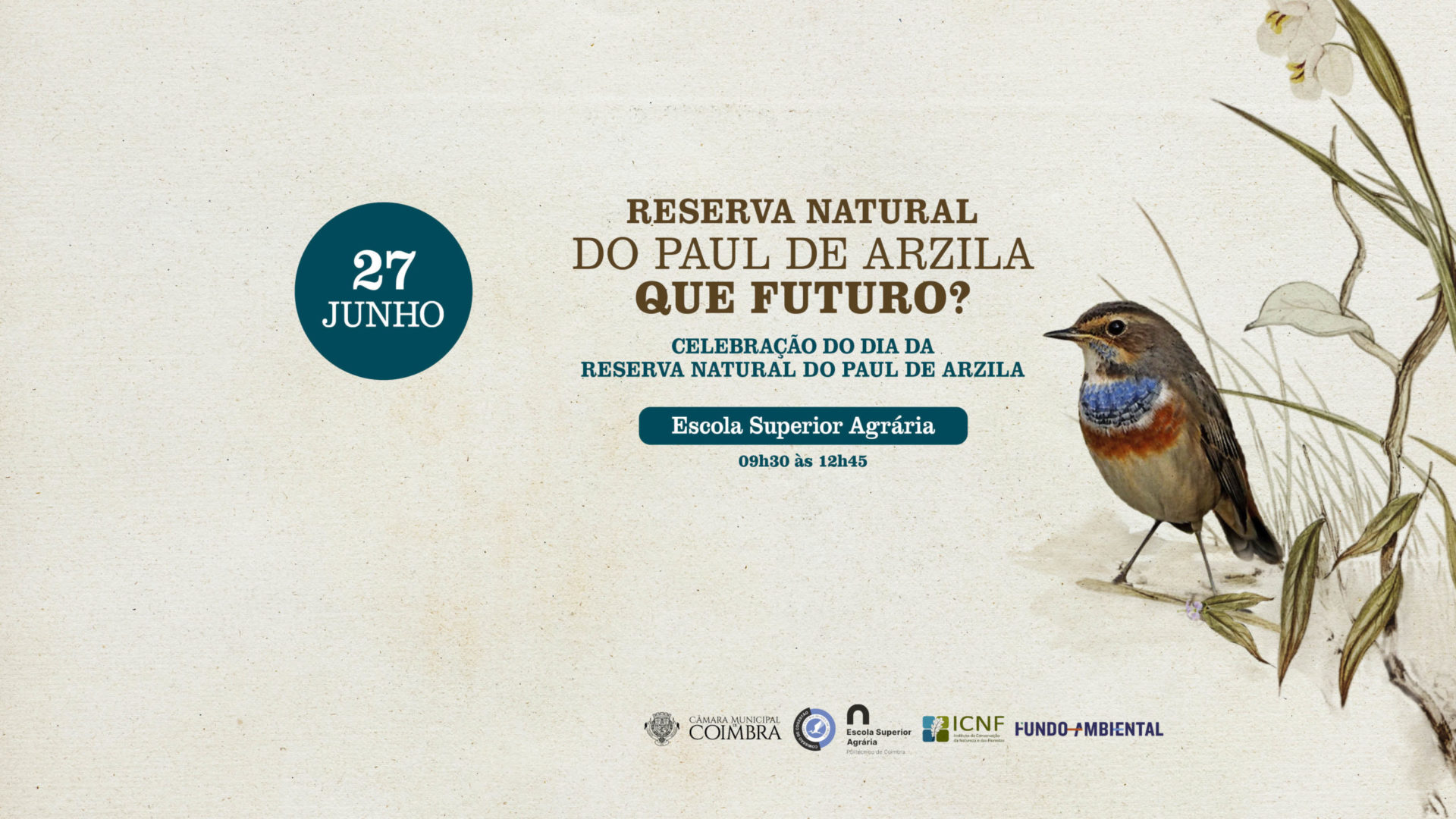 Câmara promove 2º Encontro sobre a Reserva Natural do Paúl de Arzila na próxima 5ª feira