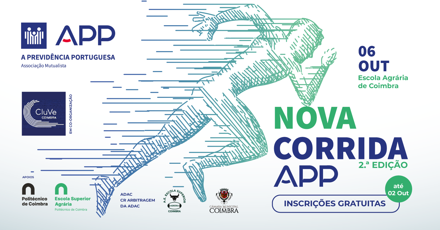 Inscrições para a Nova Corrida da APP até 2 de outubro