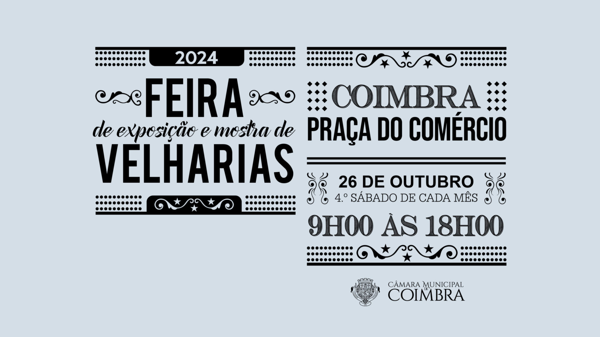 Feira de Velharias anima Praça do Comércio no próximo sábado