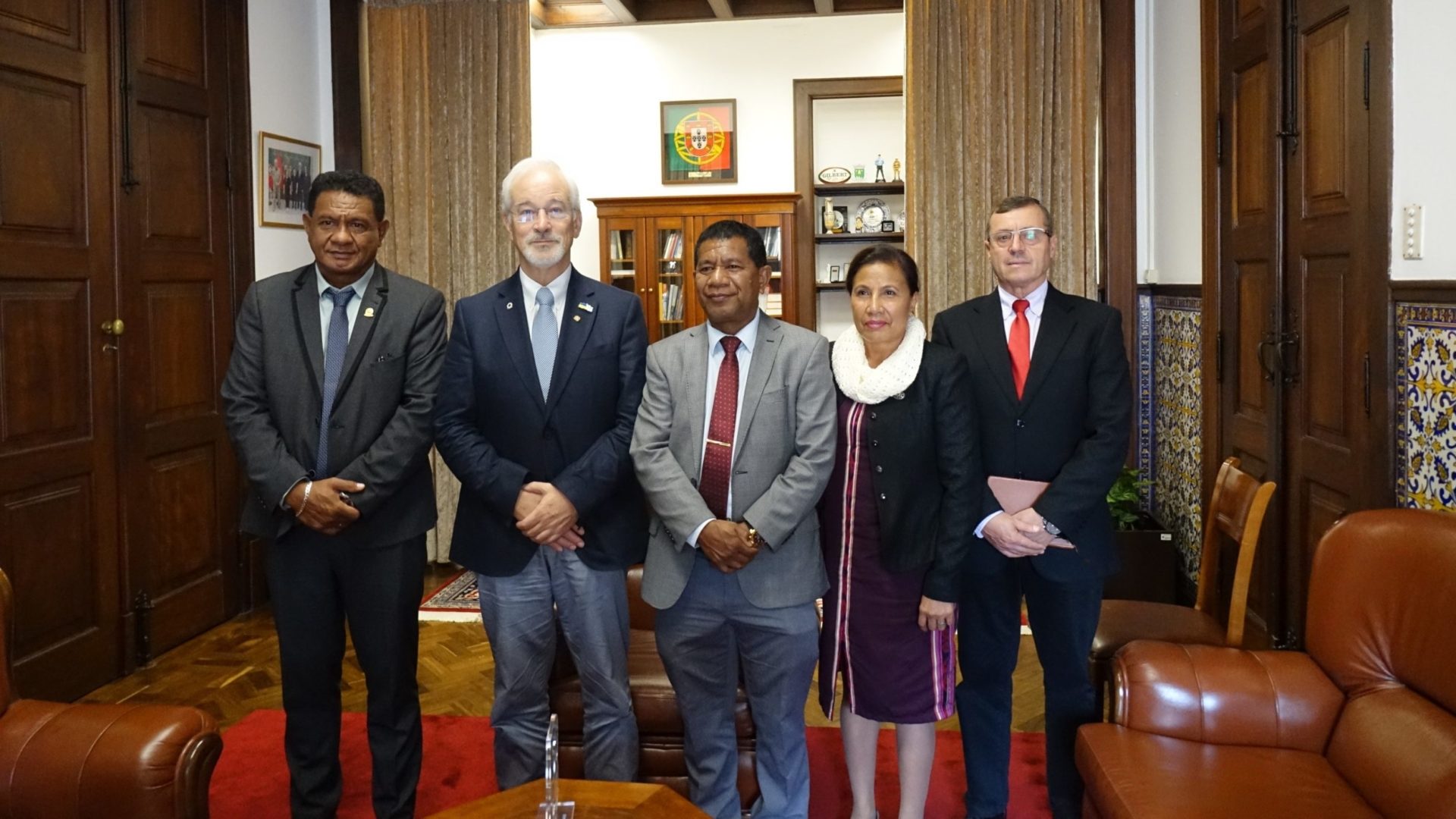 Vice-ministro da Administração Estatal de Timor-Leste recebido nos Paços do Concelho