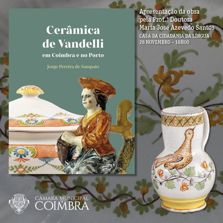 Casa da Cidadania da Língua acolhe apresentação do livro sobre cerâmica de Vandelli na 5ª feira
