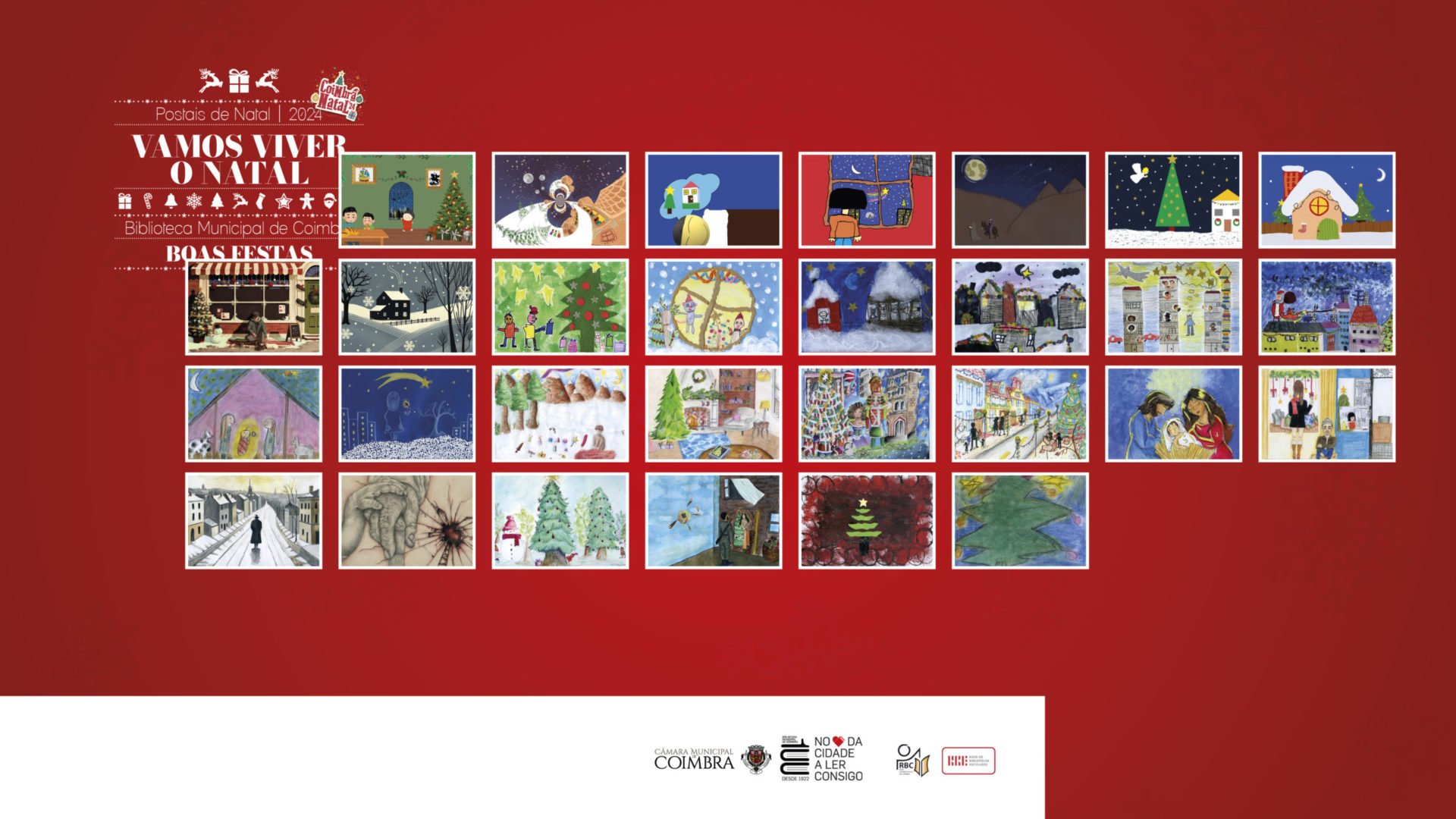 Concurso de ilustração “Vamos Viver o Natal” com 29 vencedores na edição de 2024