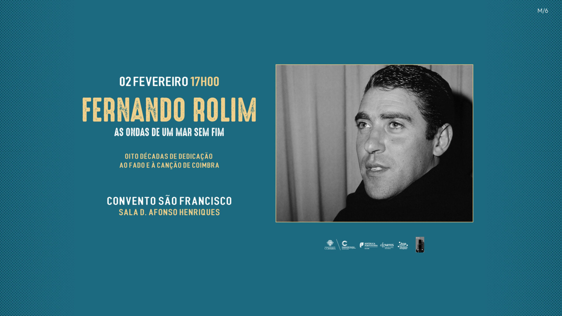 Convento São Francisco recebe espetáculo de homenagem a Fernando Rolim a 2 de fevereiro